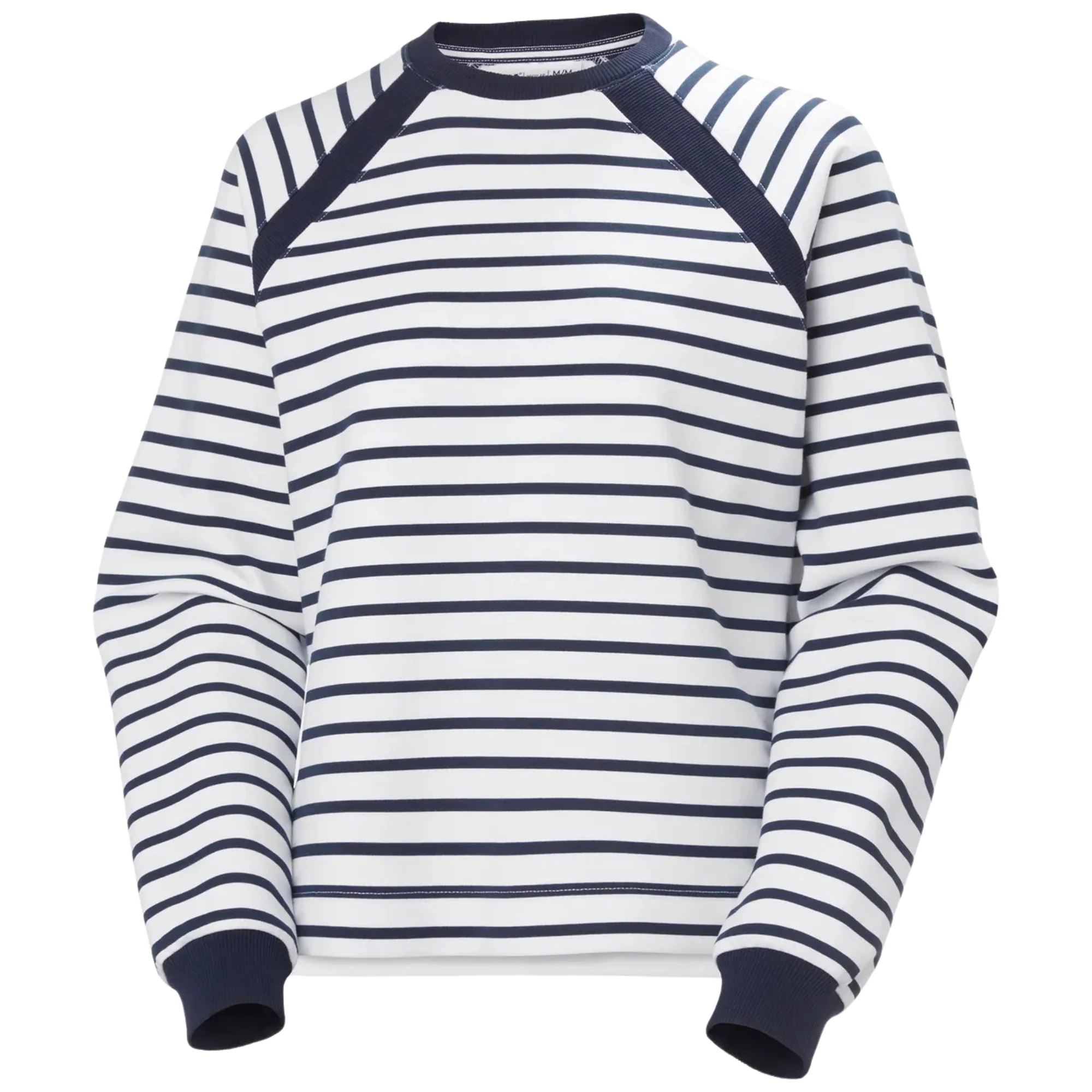 Helly Hansen Women's Capri Sweatshirt (White Navy Stripe) - Image 5
