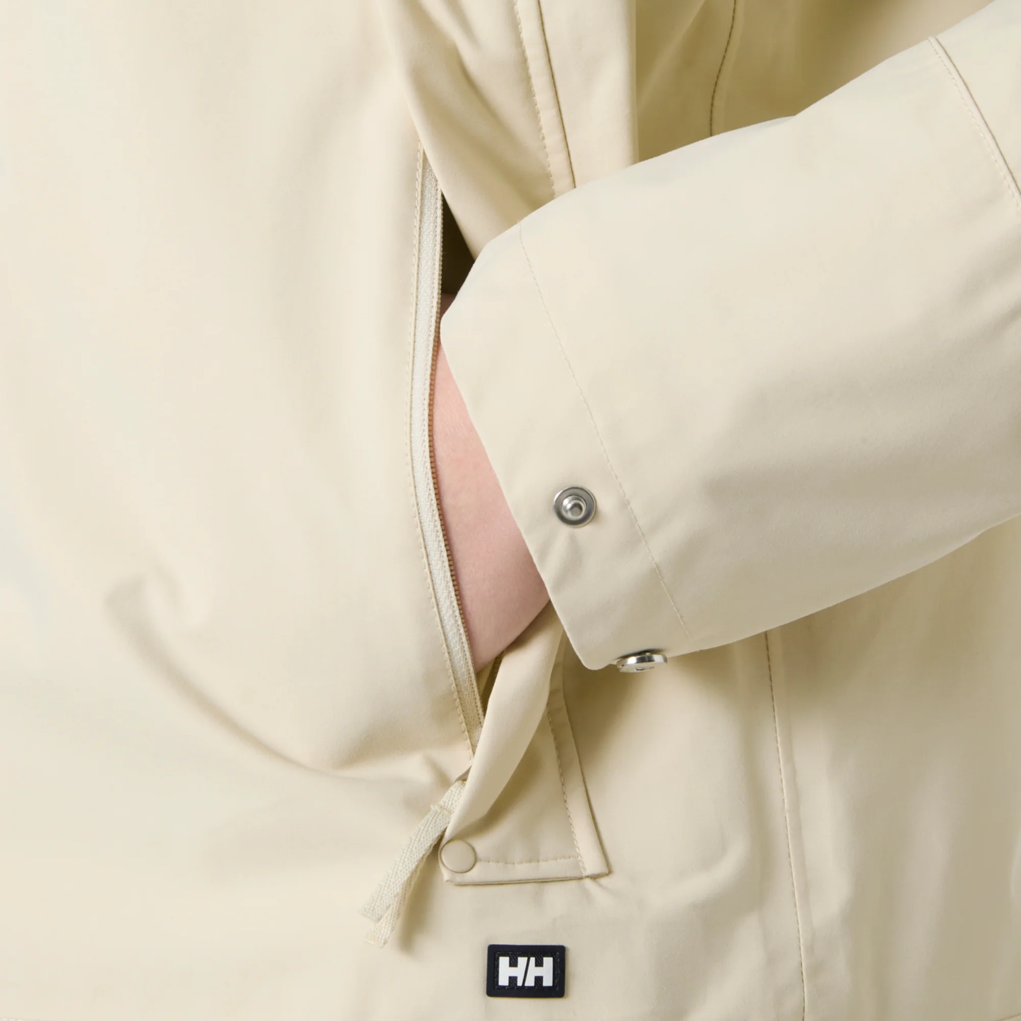 Helly Hansen Women's Koster 2L HT Waterproof Coat (Cream) - Image 5