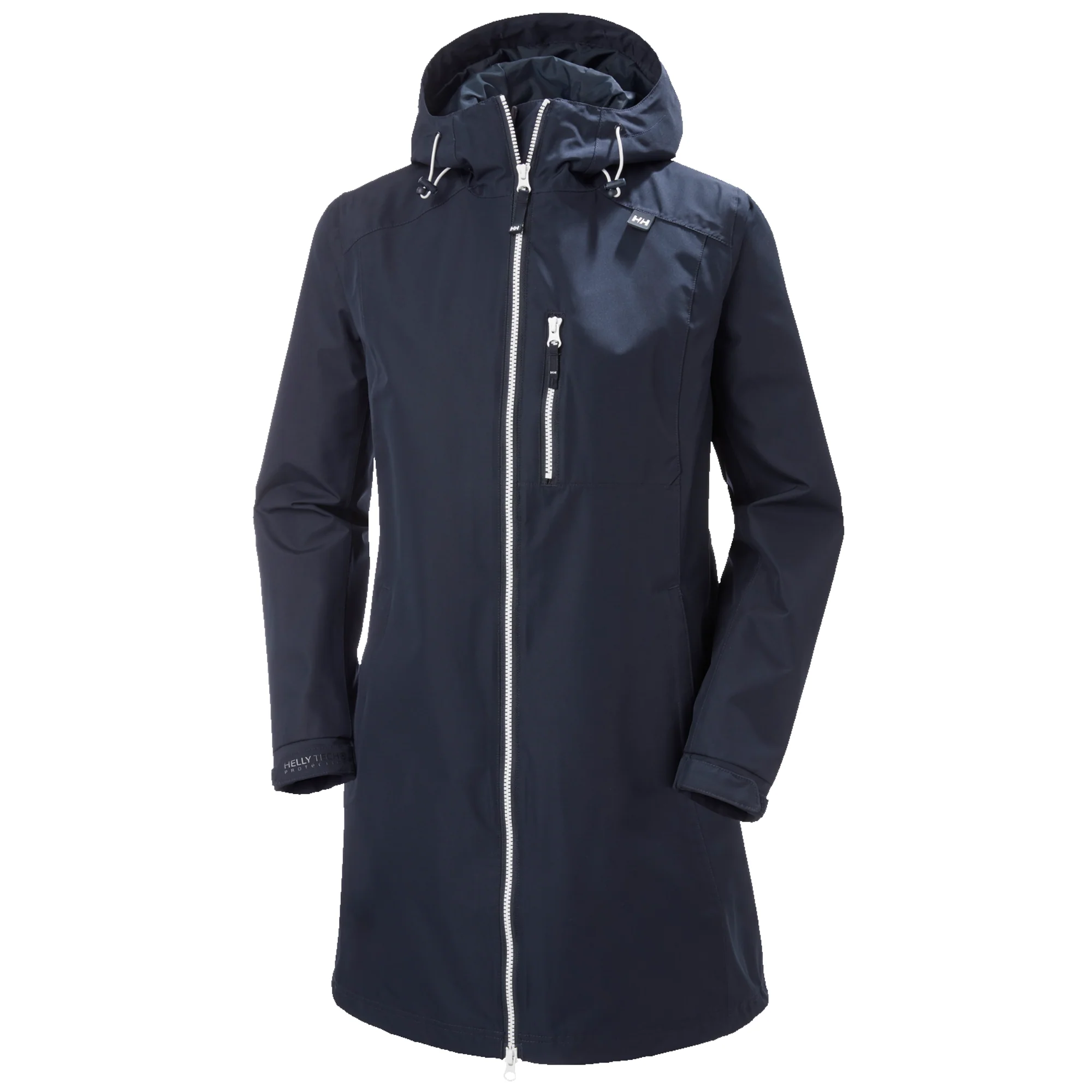 Helly Hansen Women's Long Belfast 2L HT Waterproof Coat (Navy) - Image 10