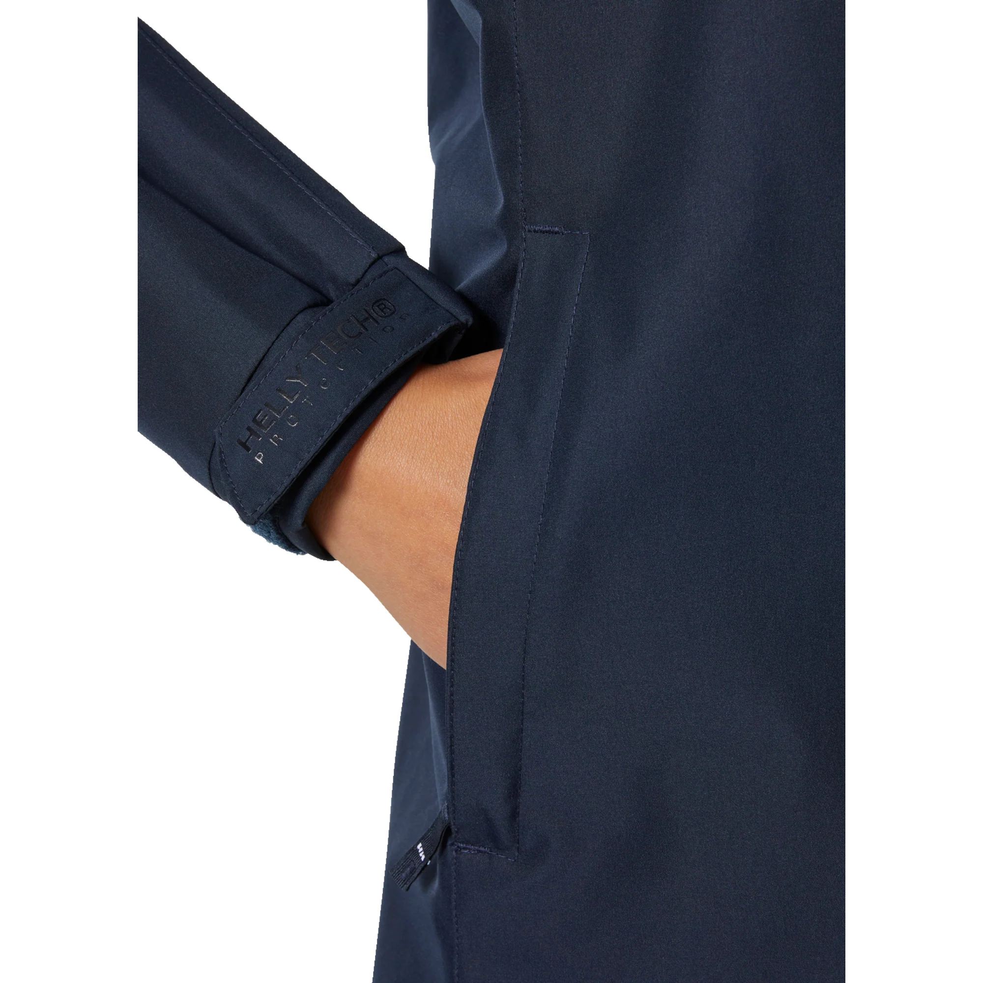 Helly Hansen Women's Long Belfast 2L HT Waterproof Coat (Navy) - Image 7