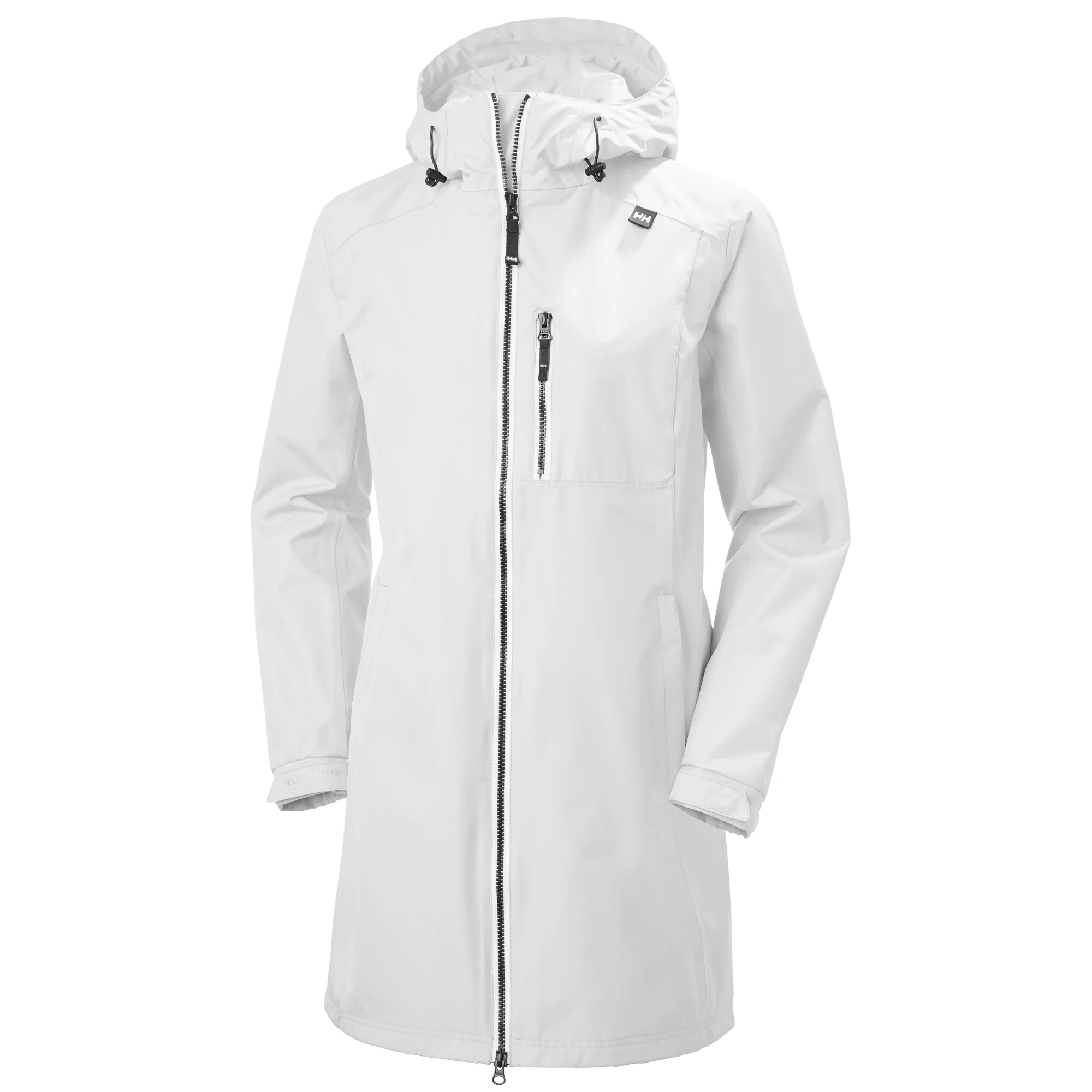 Helly Hansen Women's Long Belfast 2L HT Waterproof Coat (White)