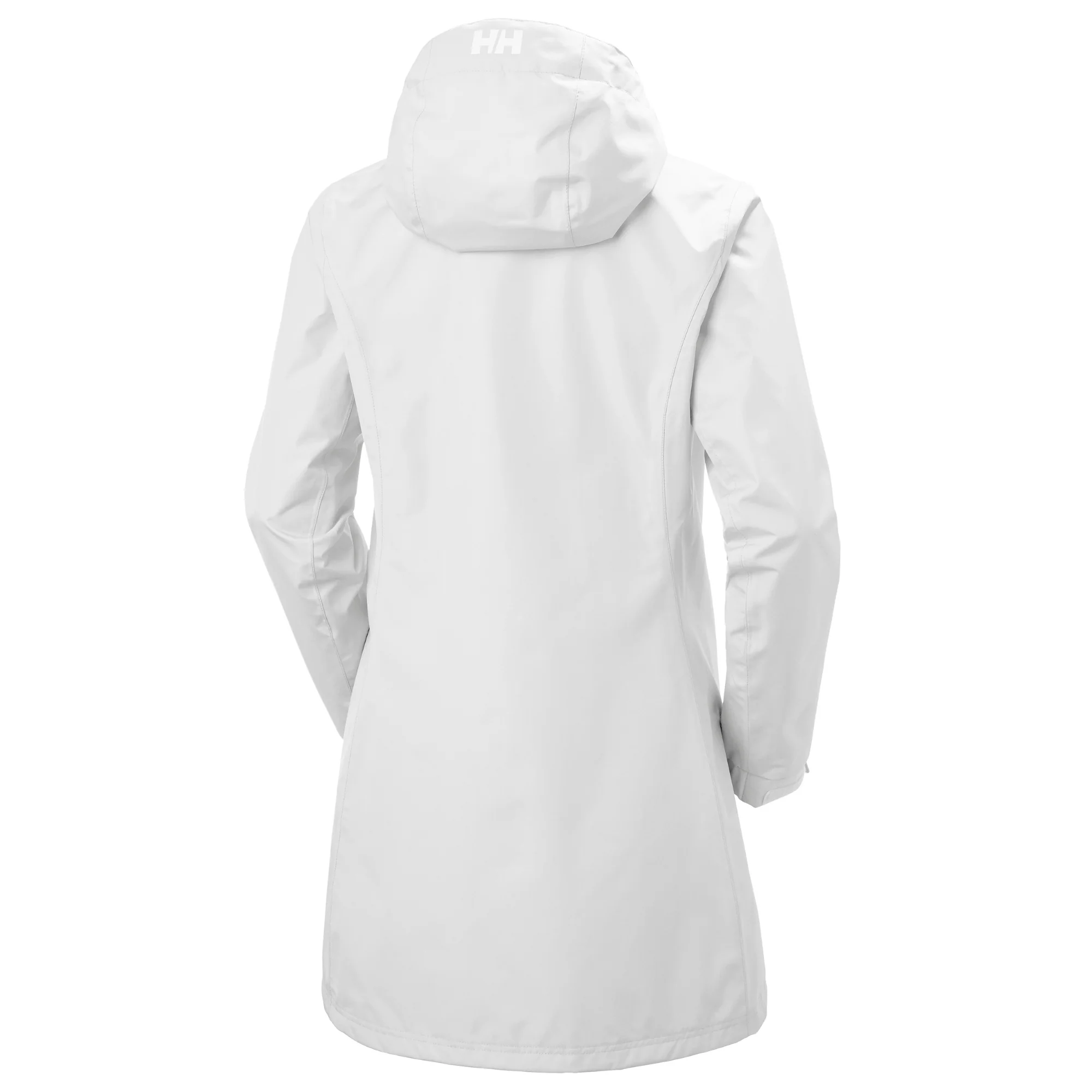 Helly Hansen Women's Long Belfast 2L HT Waterproof Coat (White) - Image 2