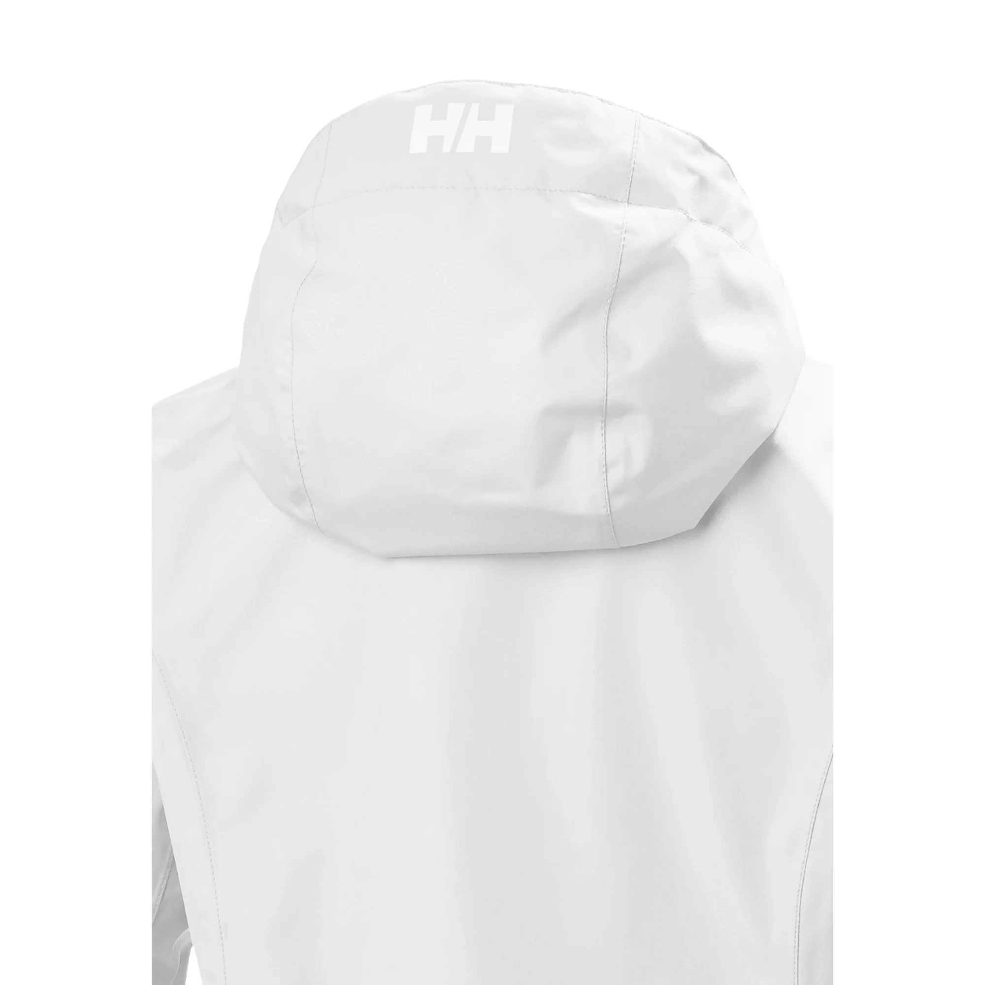 Helly Hansen Women's Long Belfast 2L HT Waterproof Coat (White) - Image 4