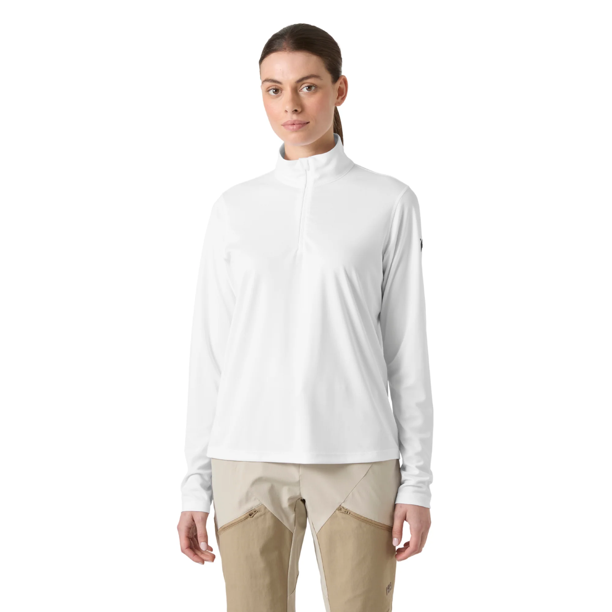 Helly Hansen Women's HH Tech UPF50 Half Zip Technical Top (White)