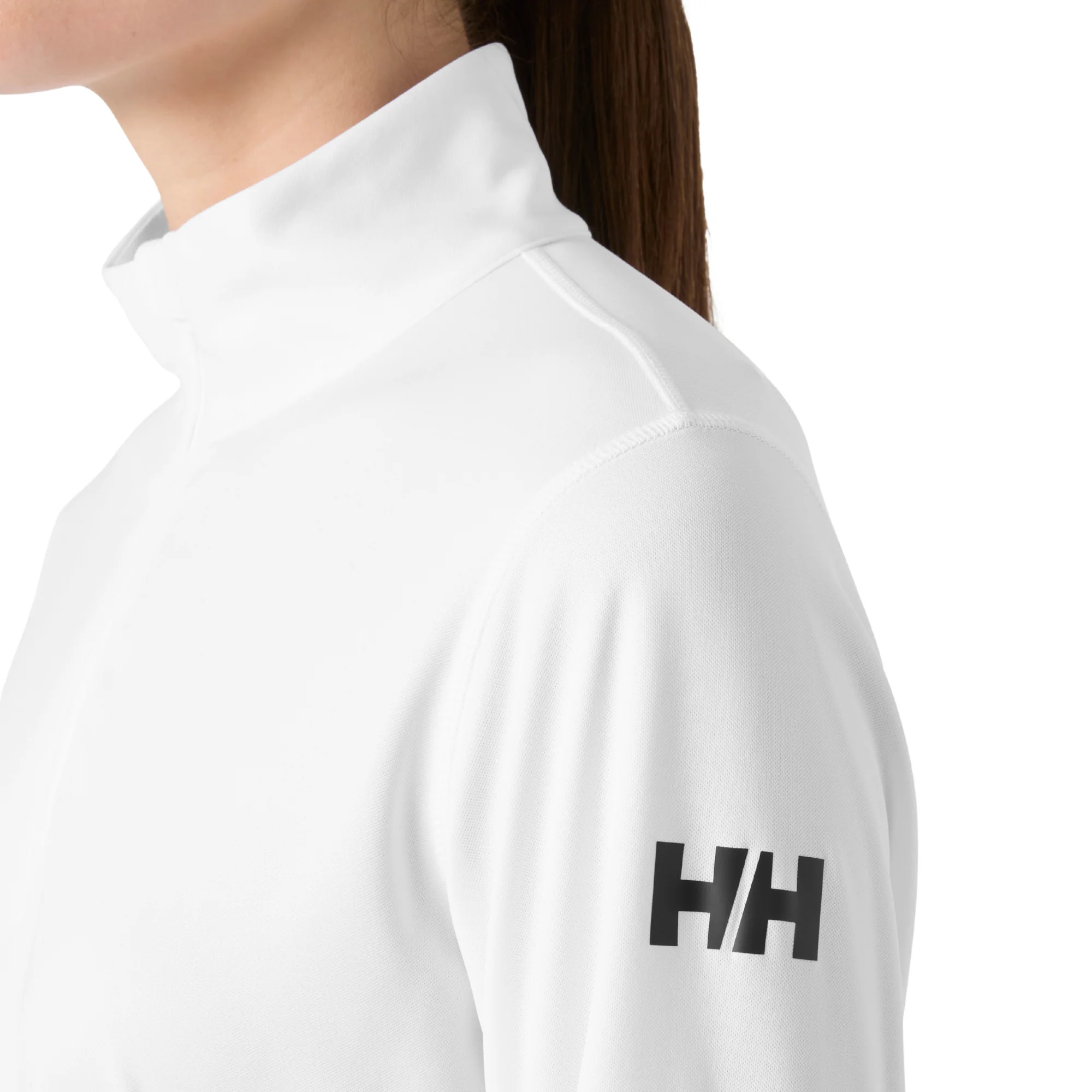 Helly Hansen Women's HH Tech UPF50 Half Zip Technical Top (White) - Image 4