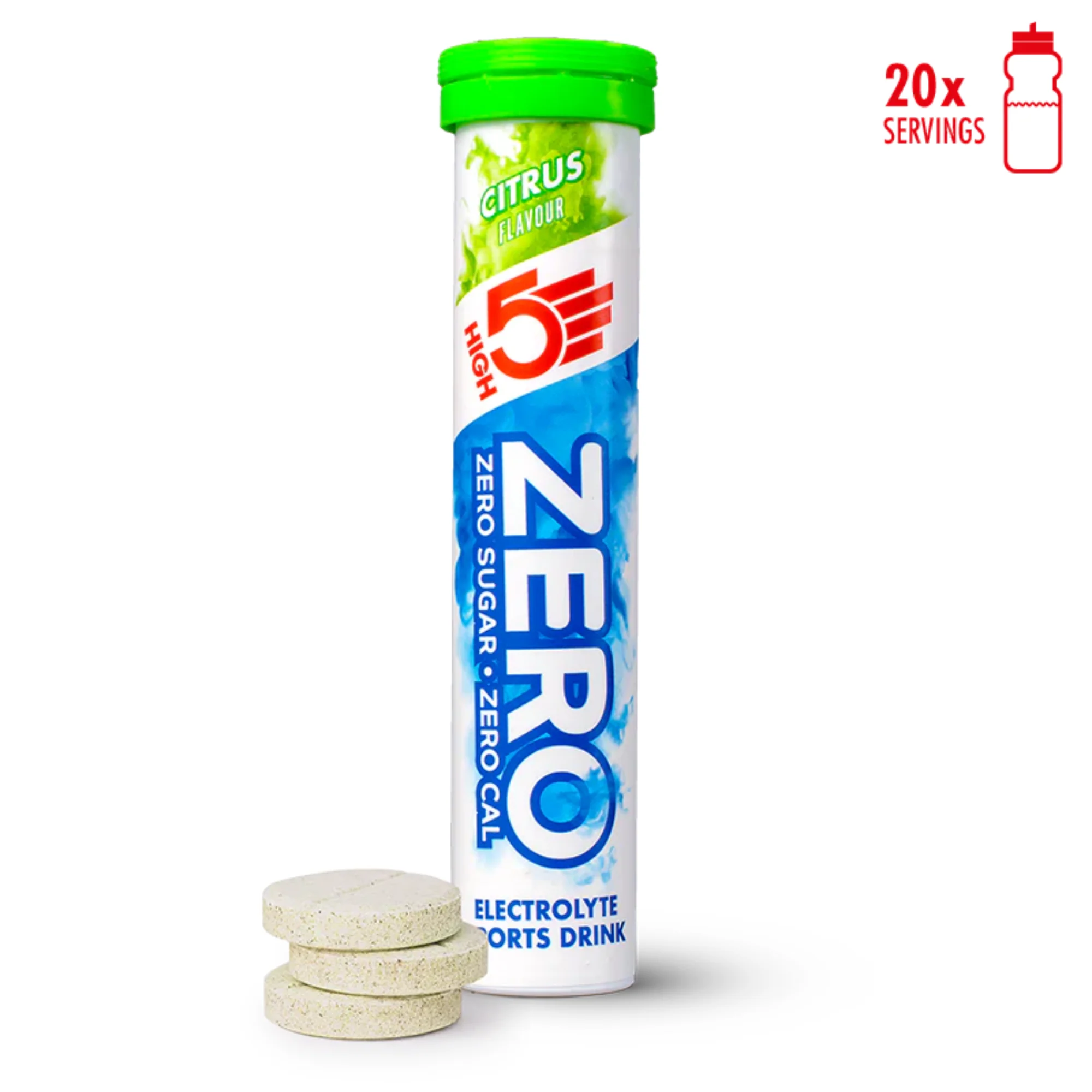 High 5 Zero Electrolyte Drink 20 Tablet Tube (Citrus)
