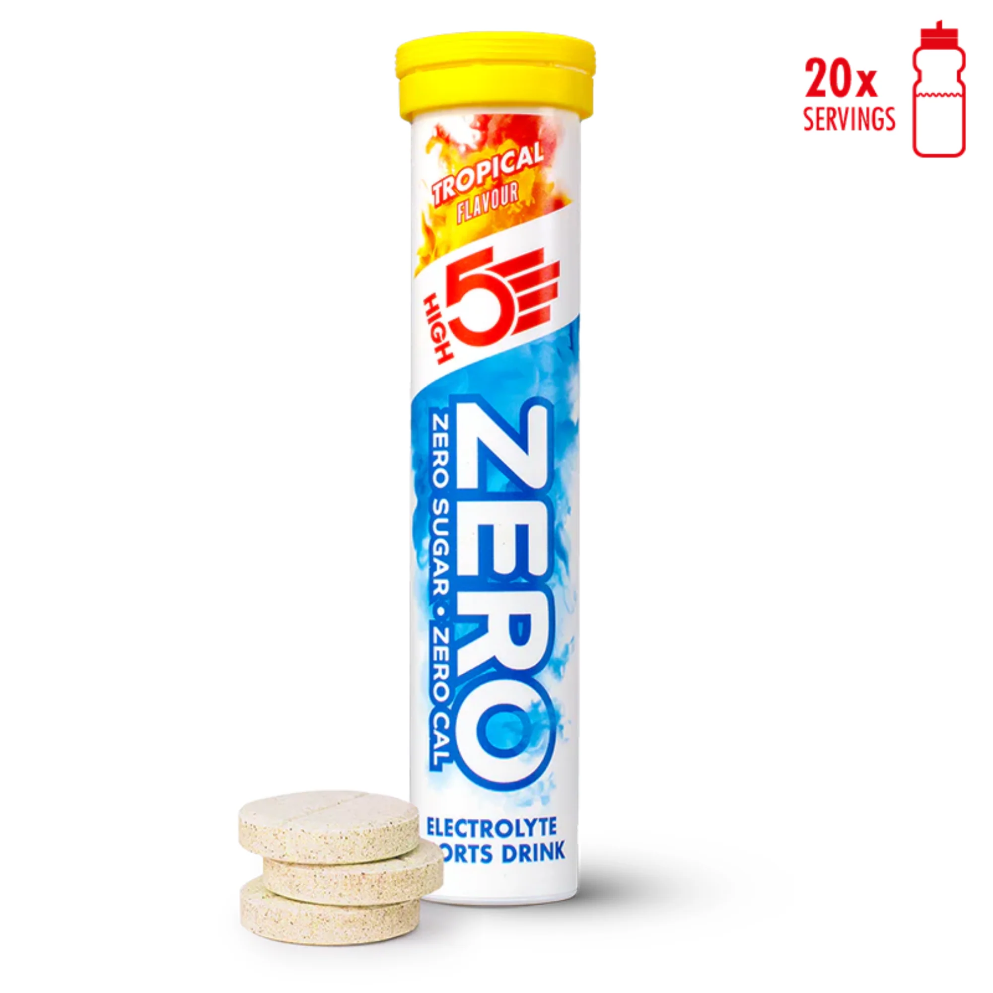 High 5 Zero Electrolyte Drink 20 Tablet Tube (Tropical)
