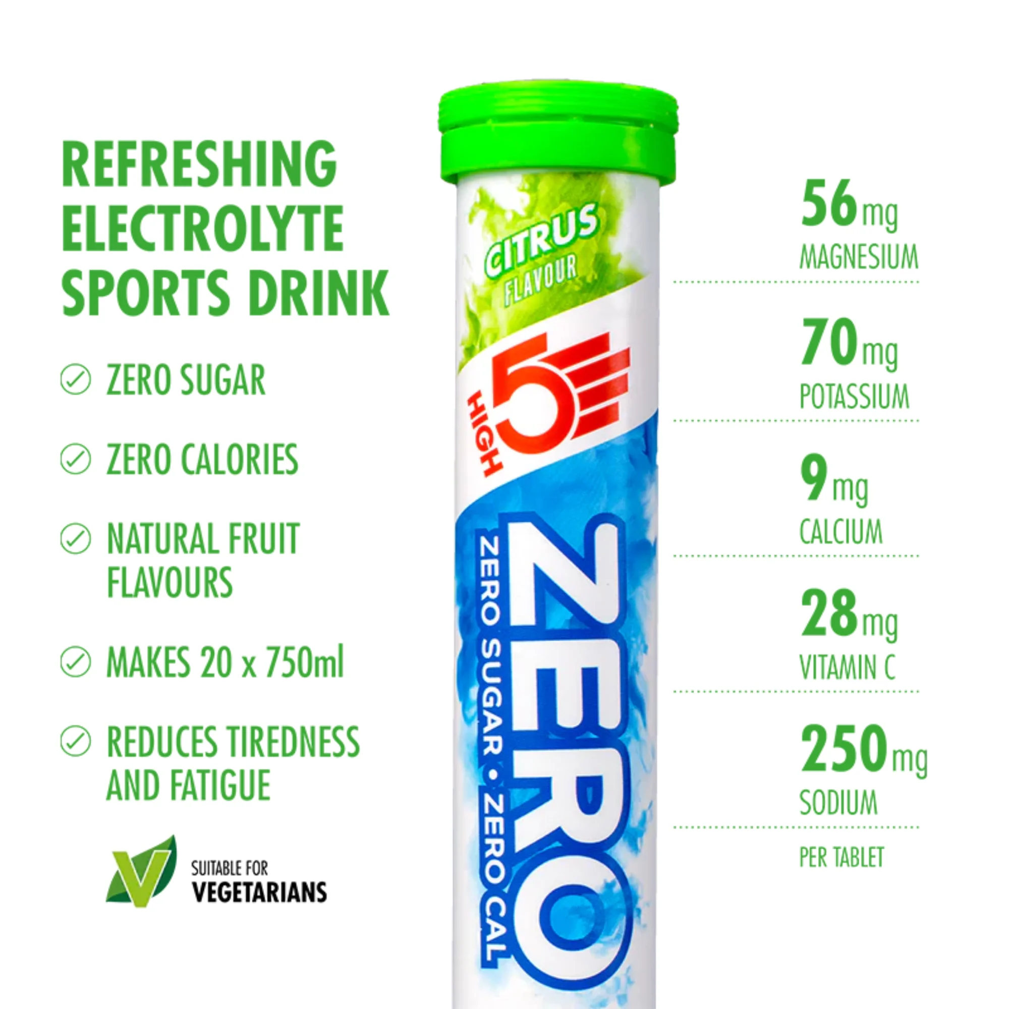 High 5 Zero Electrolyte Drink Triple Pack (Berry/Citrus/Orange & Echinacea) - Image 4
