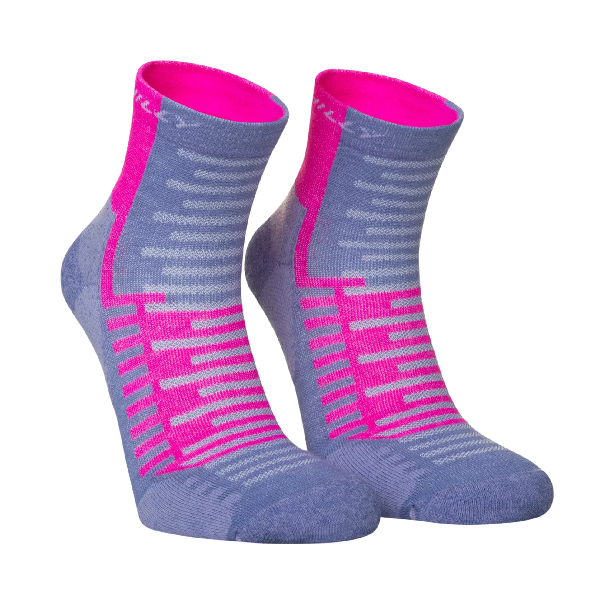 Hilly Unisex Active Running Anklet Socks (Lilac/Pink) - Image 4