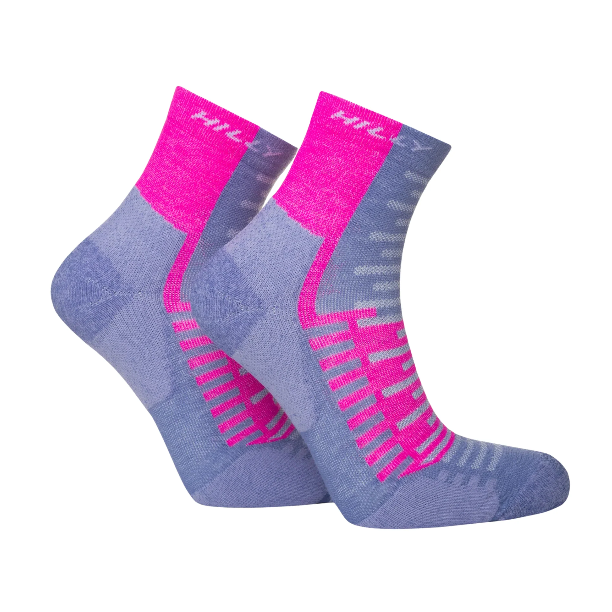 Hilly Unisex Active Running Anklet Socks (Lilac/Pink) - Image 5