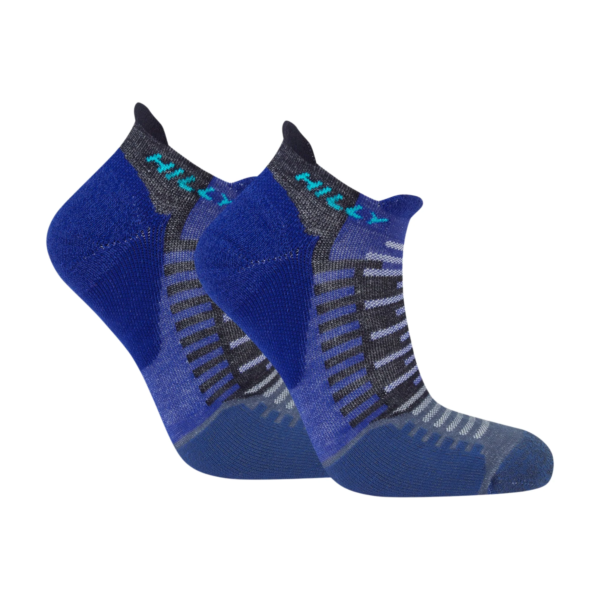 Hilly Unisex Active Running Socklets (Cobalt/Black) - Image 4