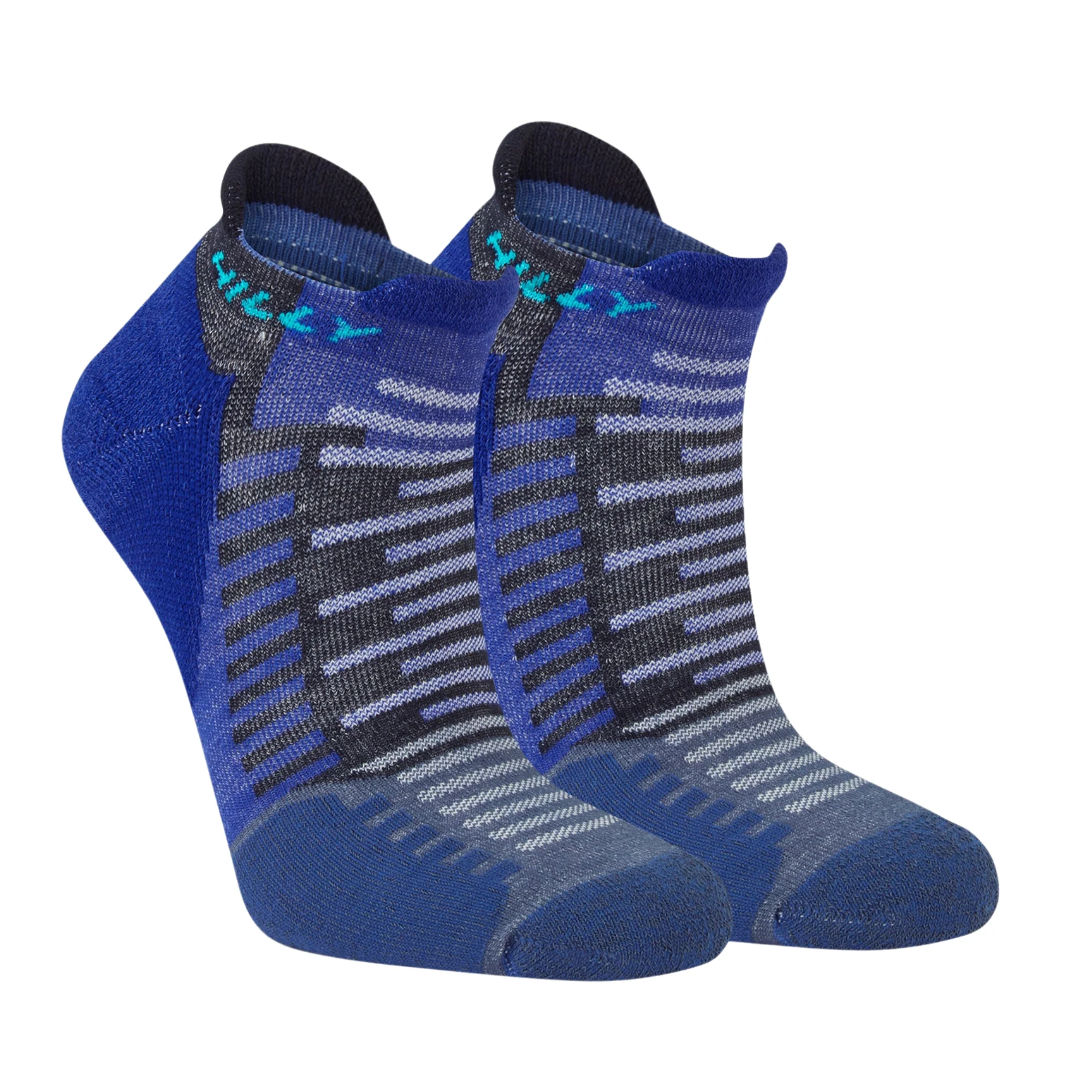 Hilly Unisex Active Running Socklets (Cobalt/Black) - Image 5