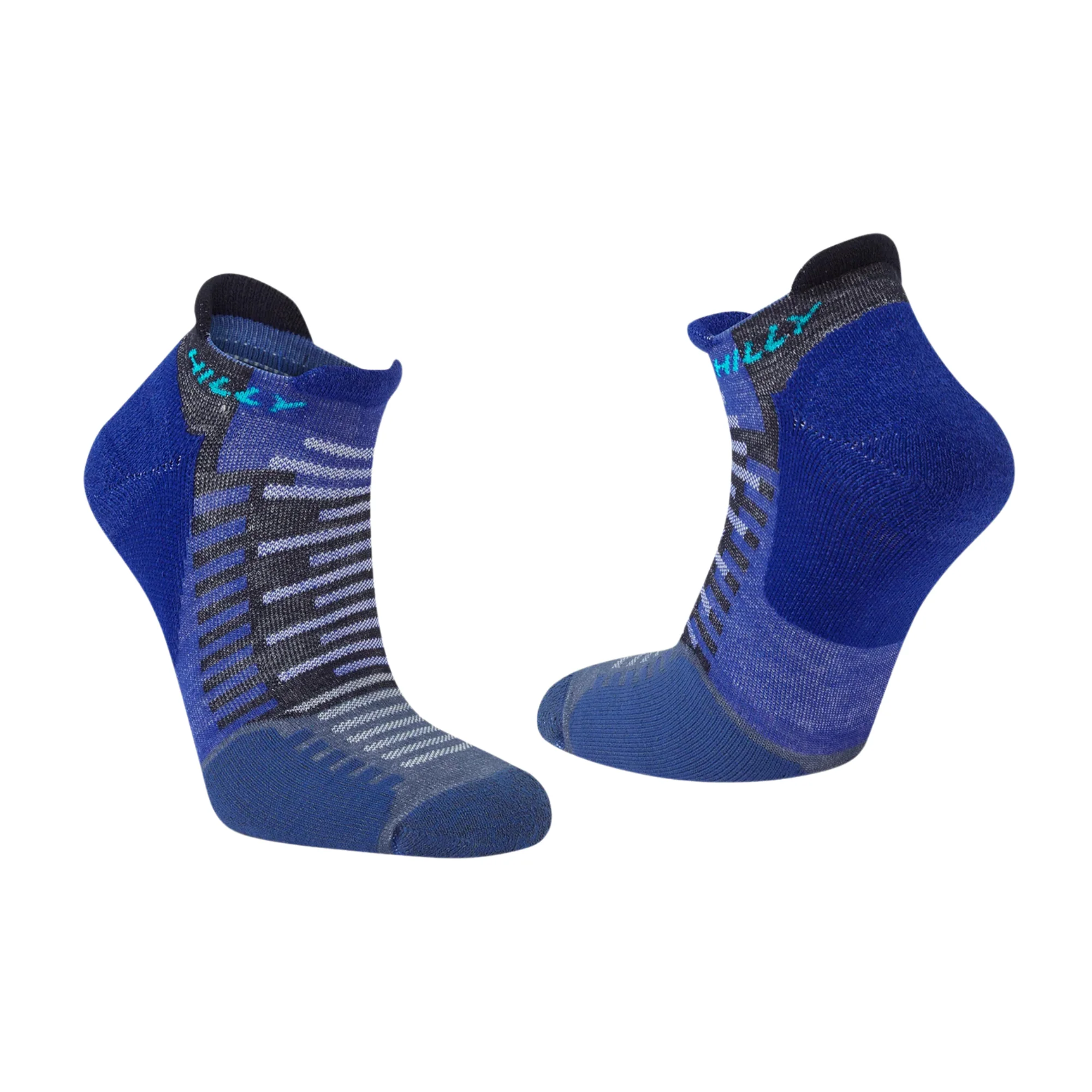 Hilly Unisex Active Running Socklets (Cobalt/Black) - Image 6
