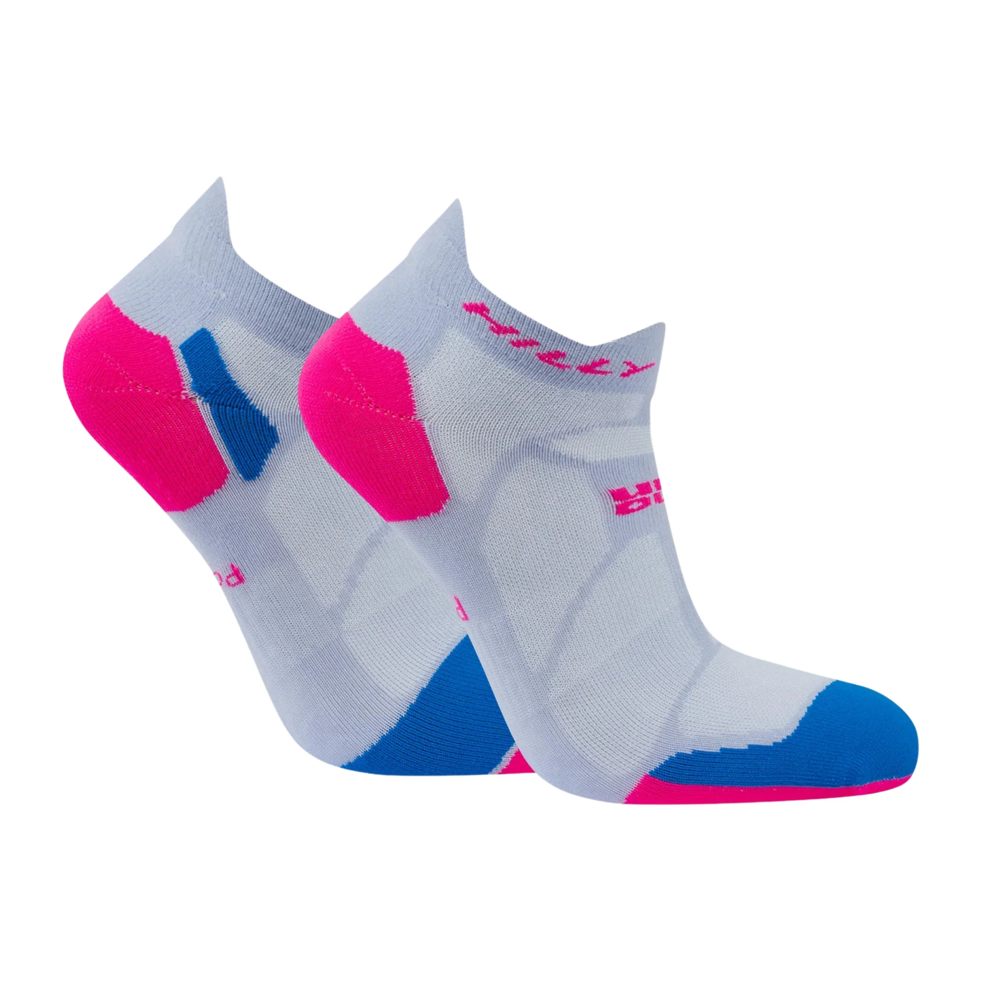 Hilly Unisex Marathon Fresh Running Socklets (Lilac/Hot Pink) - Image 6