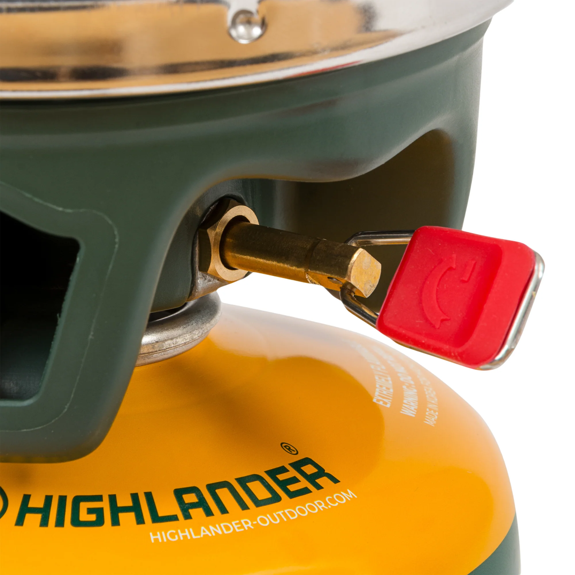Highlander Blade Fastboil III Gas Stove + 1.1L Pot Set (Olive) - Image 4