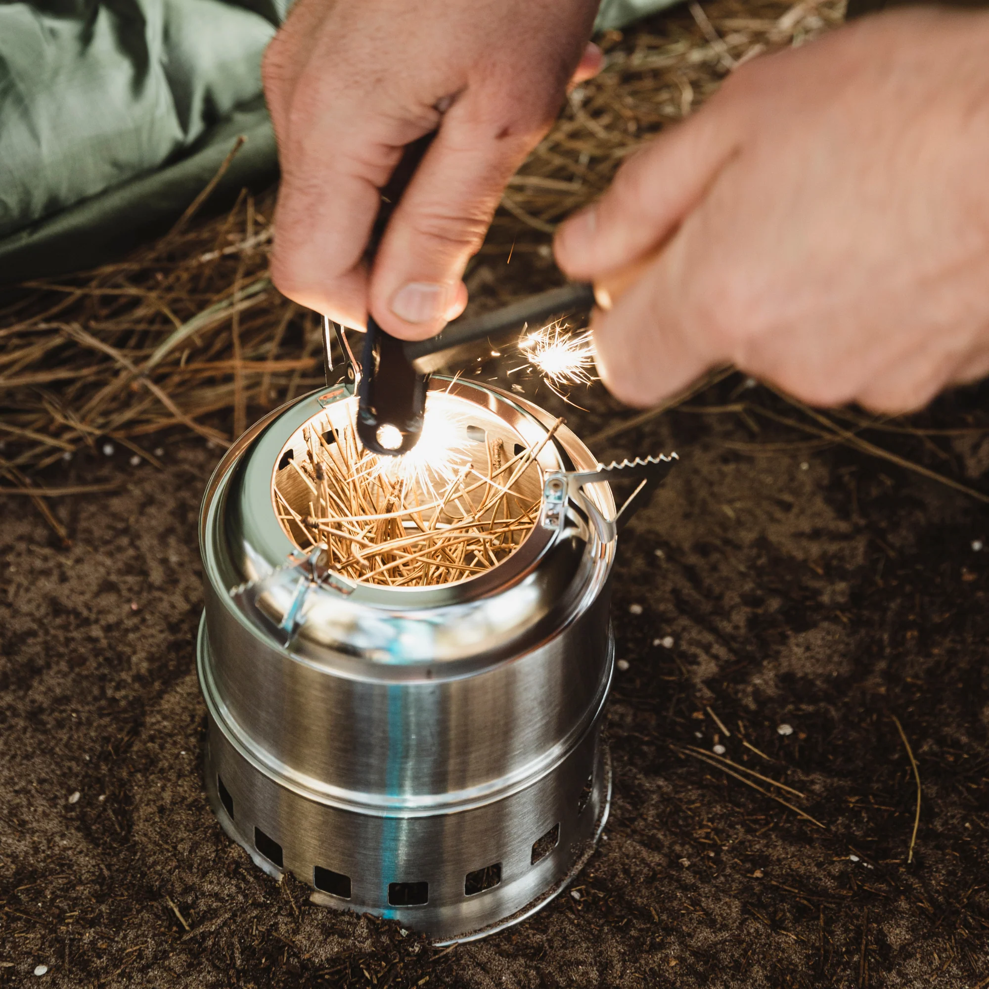 Highlander Cabar Wood Burning Stainless Steel Stove - Image 19