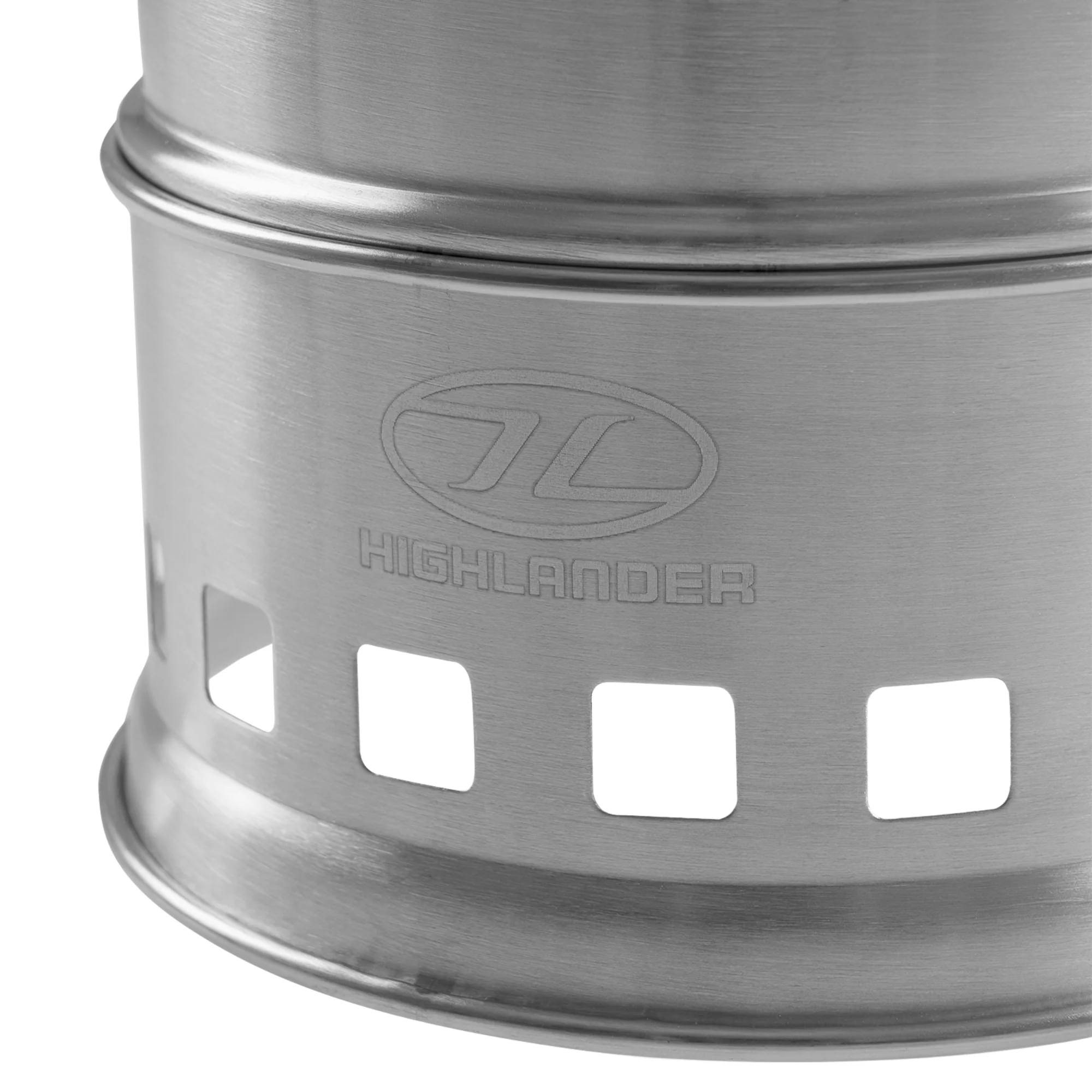 Highlander Cabar Wood Burning Stainless Steel Stove - Image 6