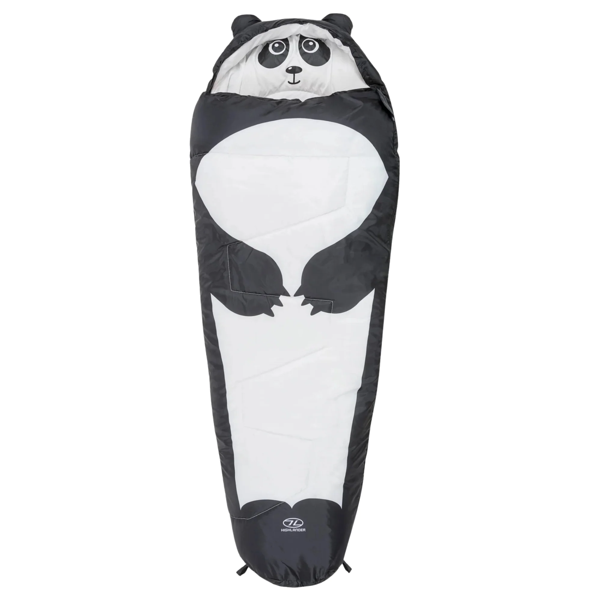 Highlander Kids Creature 4°C/6°C Sleeping Bag - Mummy Shape (Black)