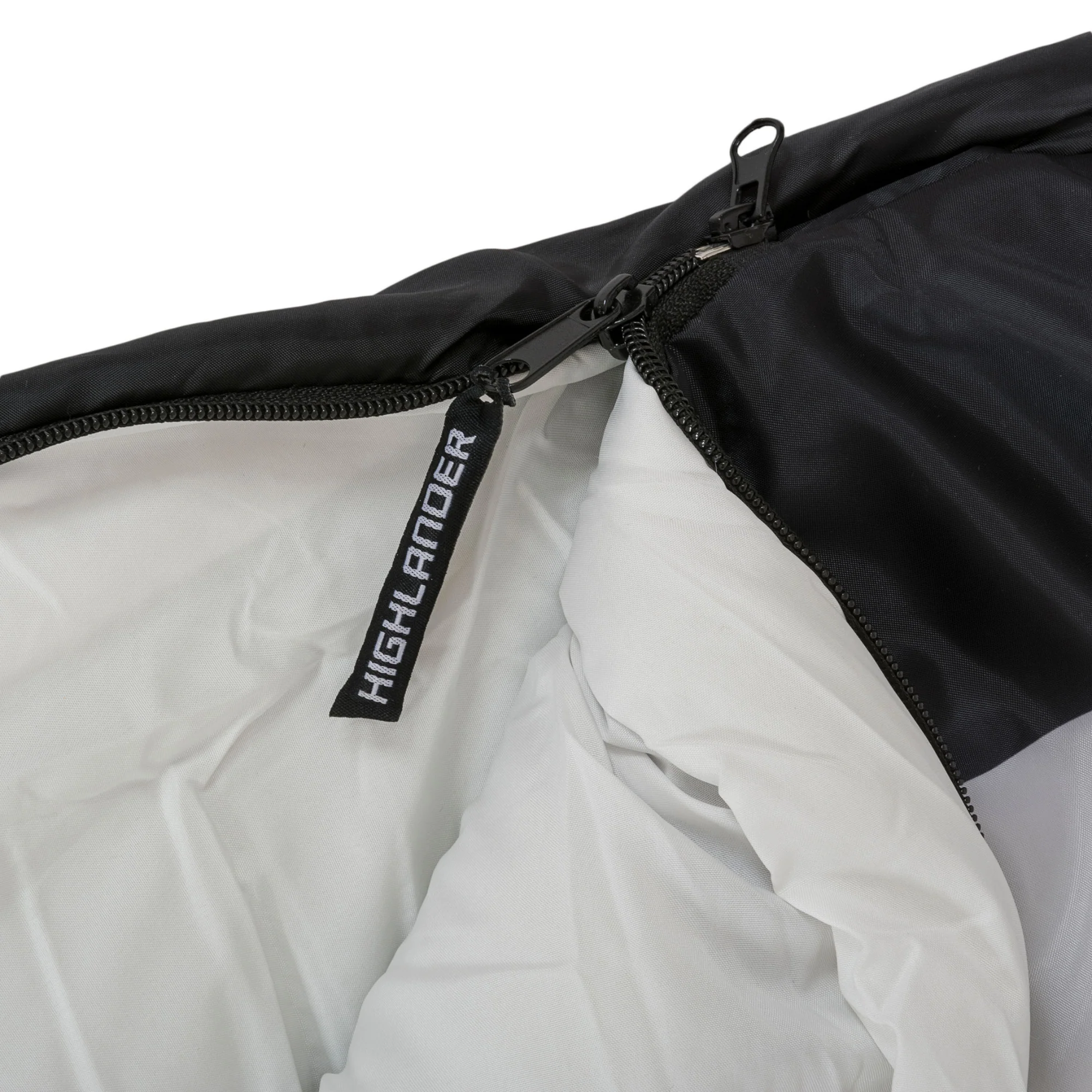 Highlander Kids Creature 4°C/6°C Sleeping Bag - Mummy Shape (Black) - Image 5