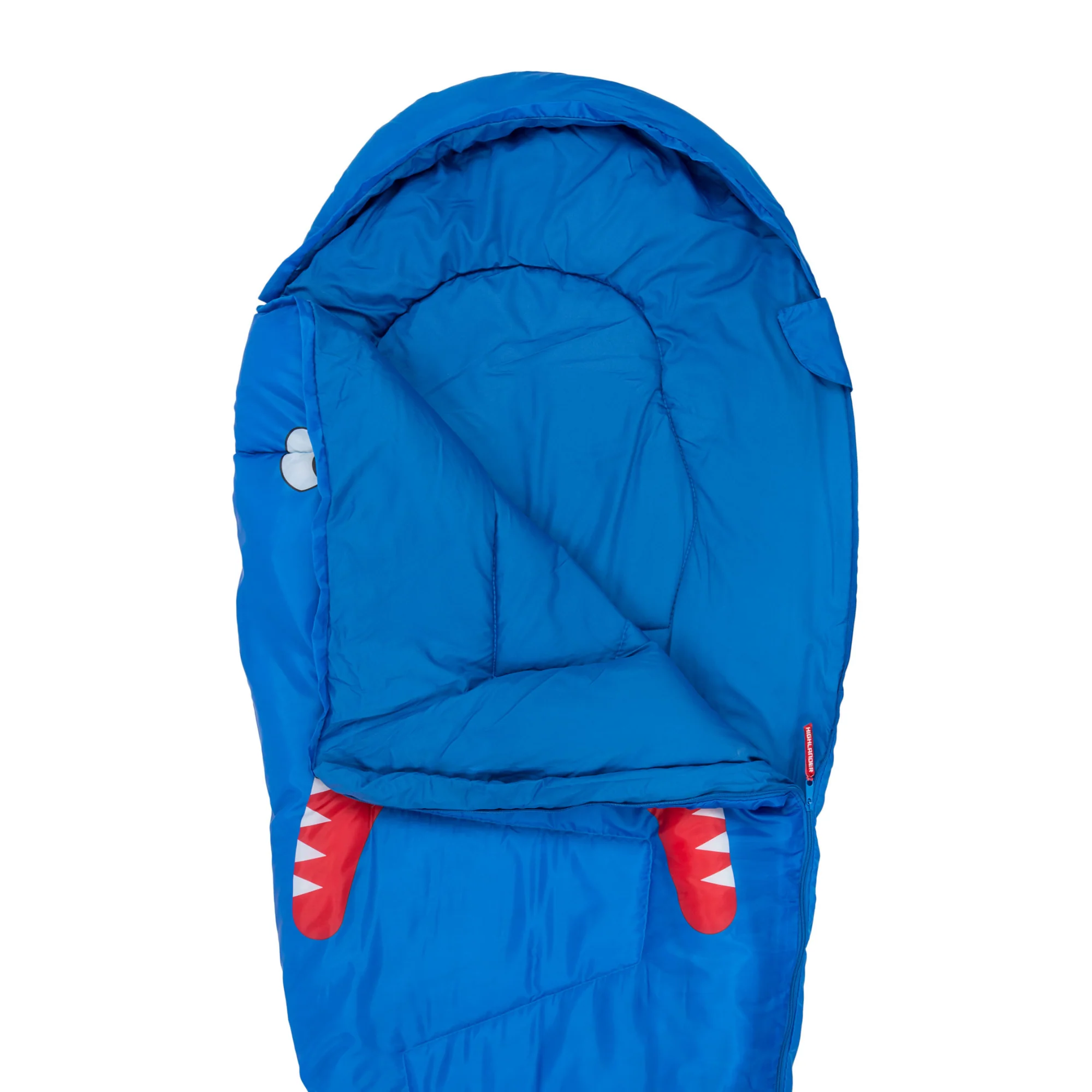 Highlander Kids Creature 4°C/6°C Sleeping Bag - Mummy Shape (Blue) - Image 4