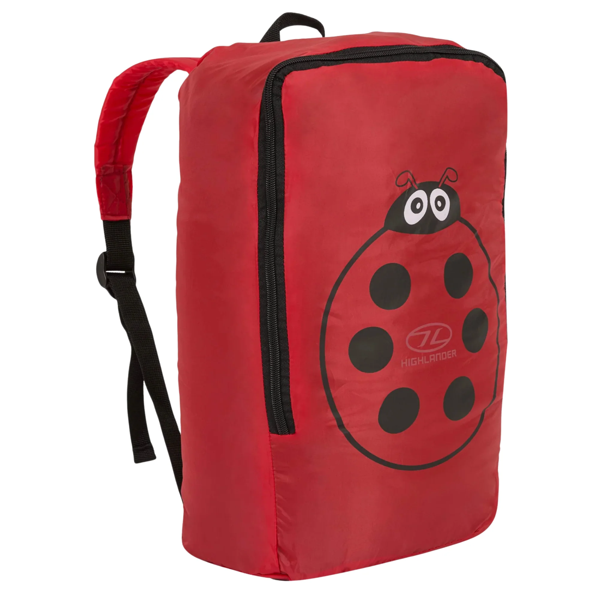 Highlander Kids Creature 4°C/6°C Sleeping Bag - Mummy Shape (Red) - Image 2