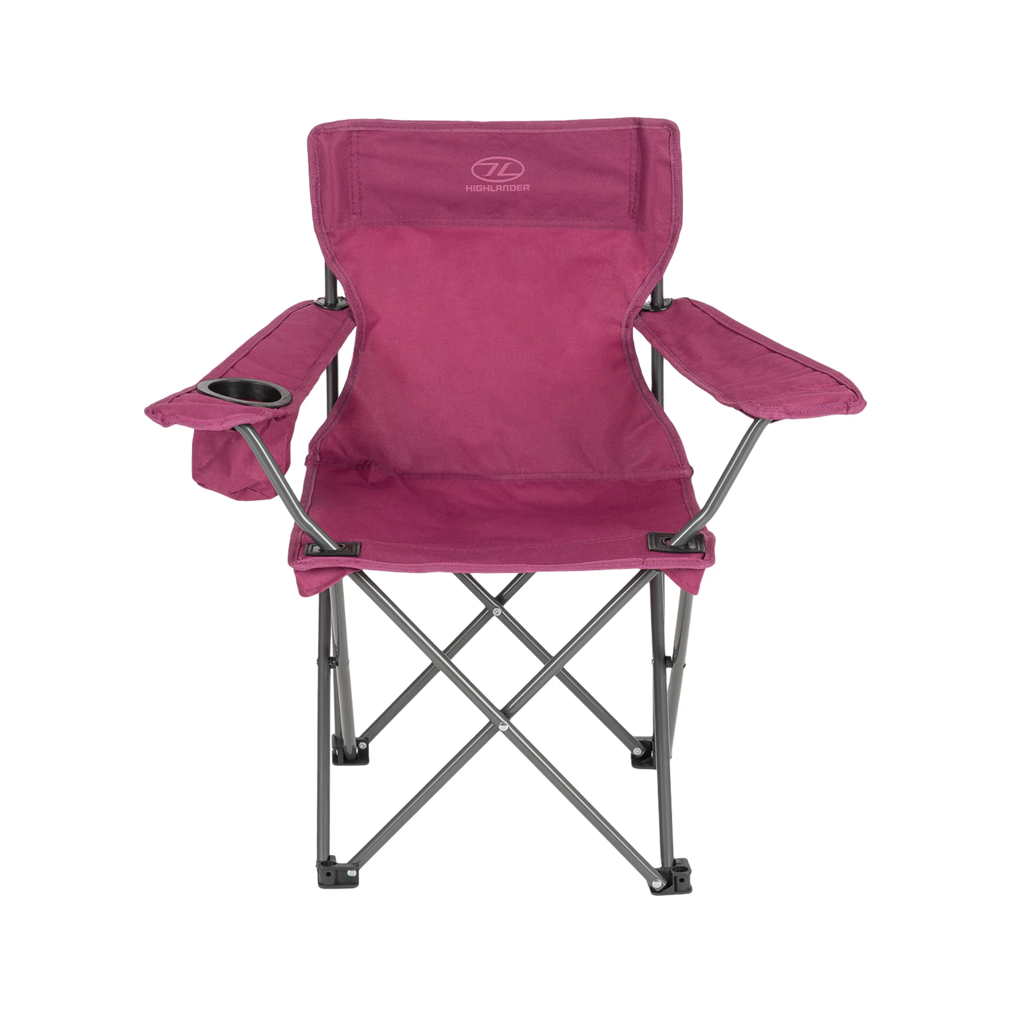 Highlander Kids Kelburn Camping Chair (Berry) - Image 5