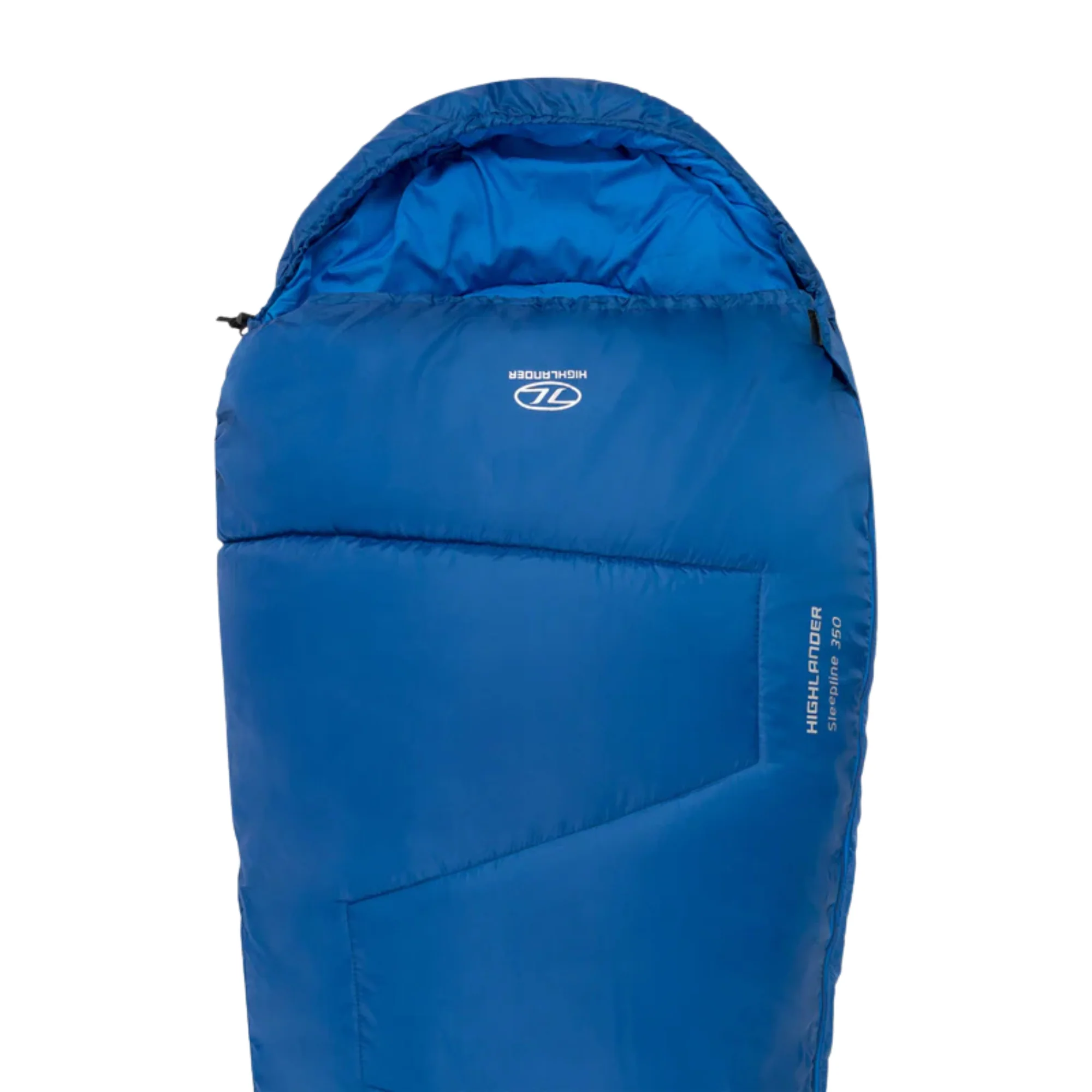 Highlander Sleepline 350 3°C/5°C Sleeping Bag - Mummy Shape (Blue)