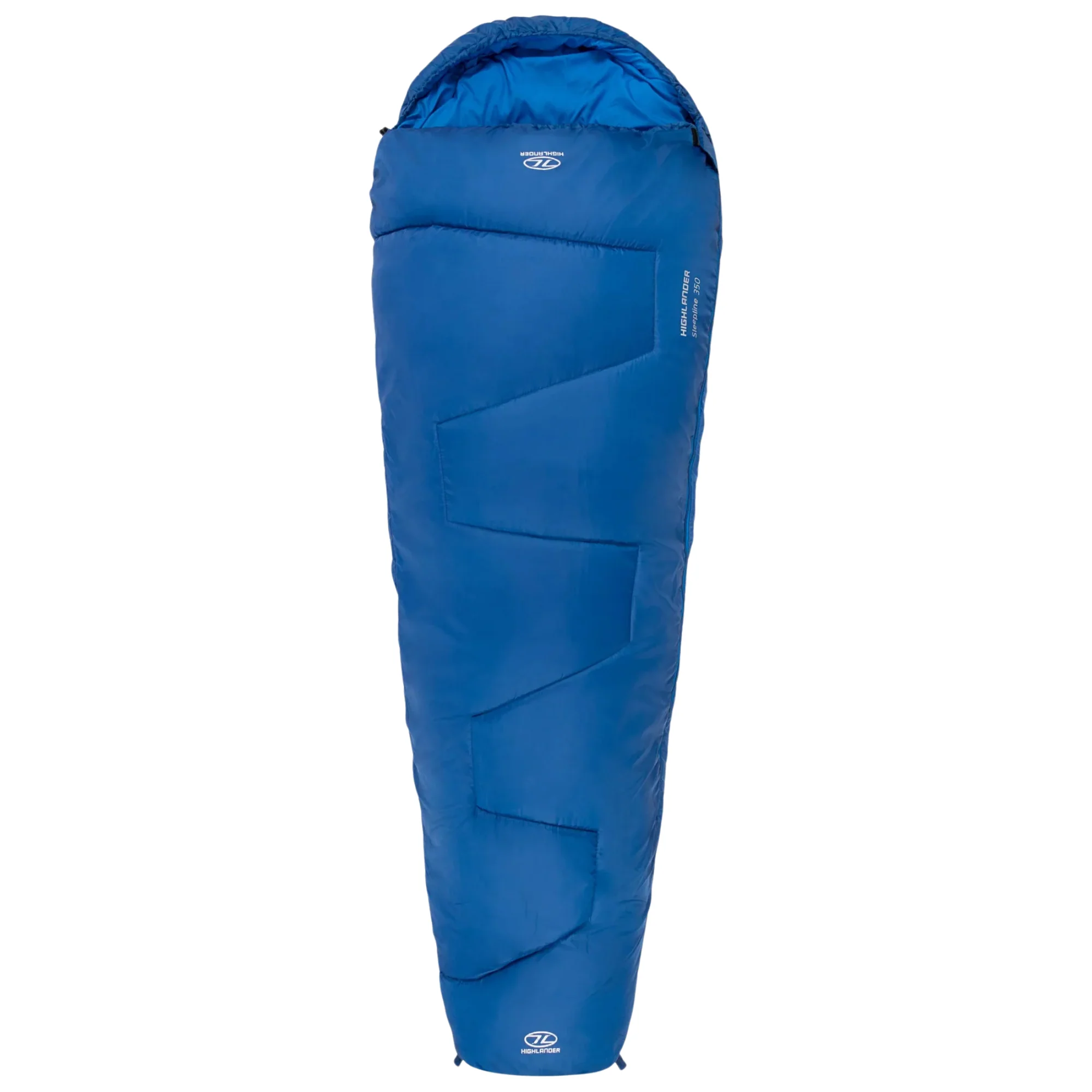 Highlander Sleepline 350 3°C/5°C Sleeping Bag - Mummy Shape (Blue) - Image 2