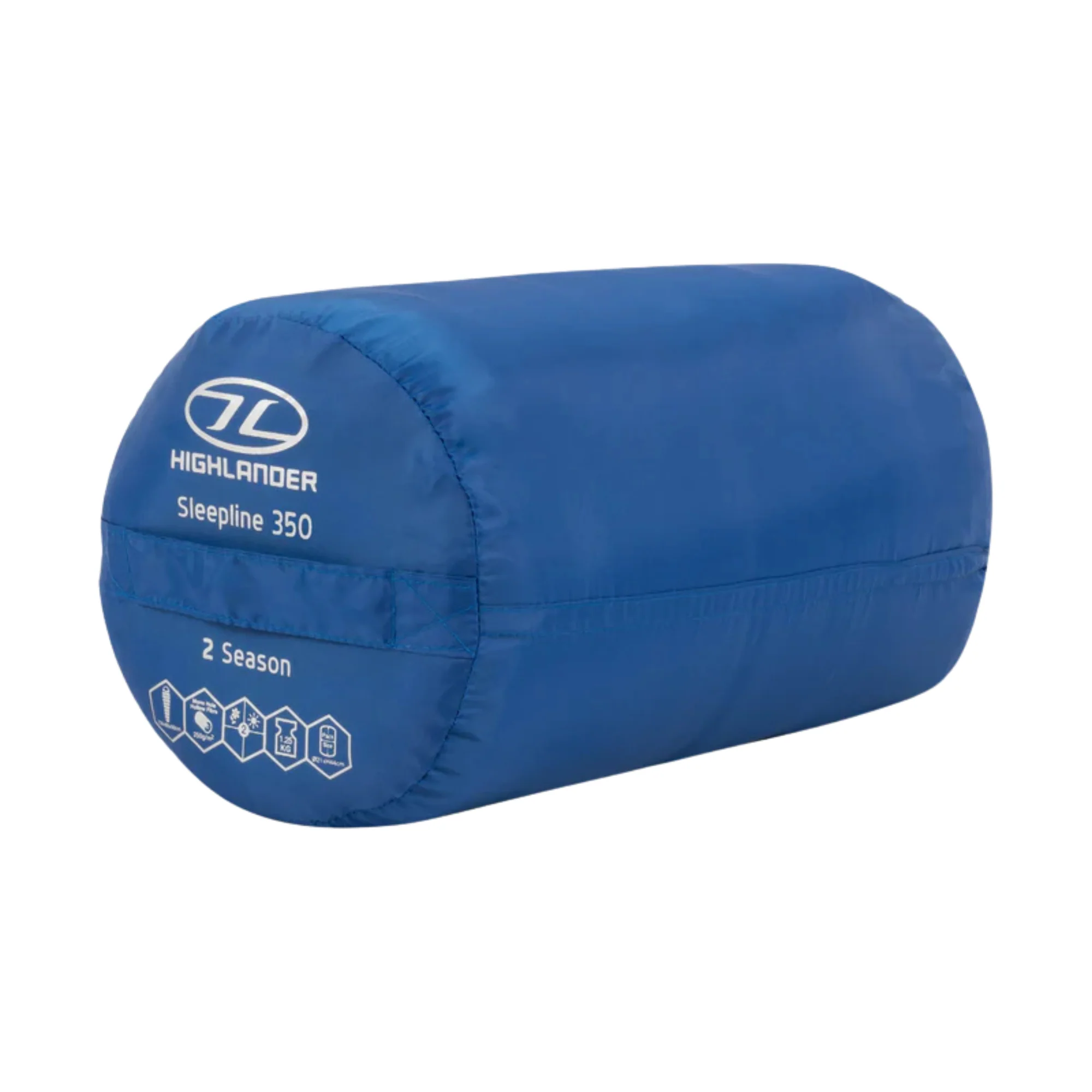 Highlander Sleepline 350 3°C/5°C Sleeping Bag - Mummy Shape (Blue) - Image 6