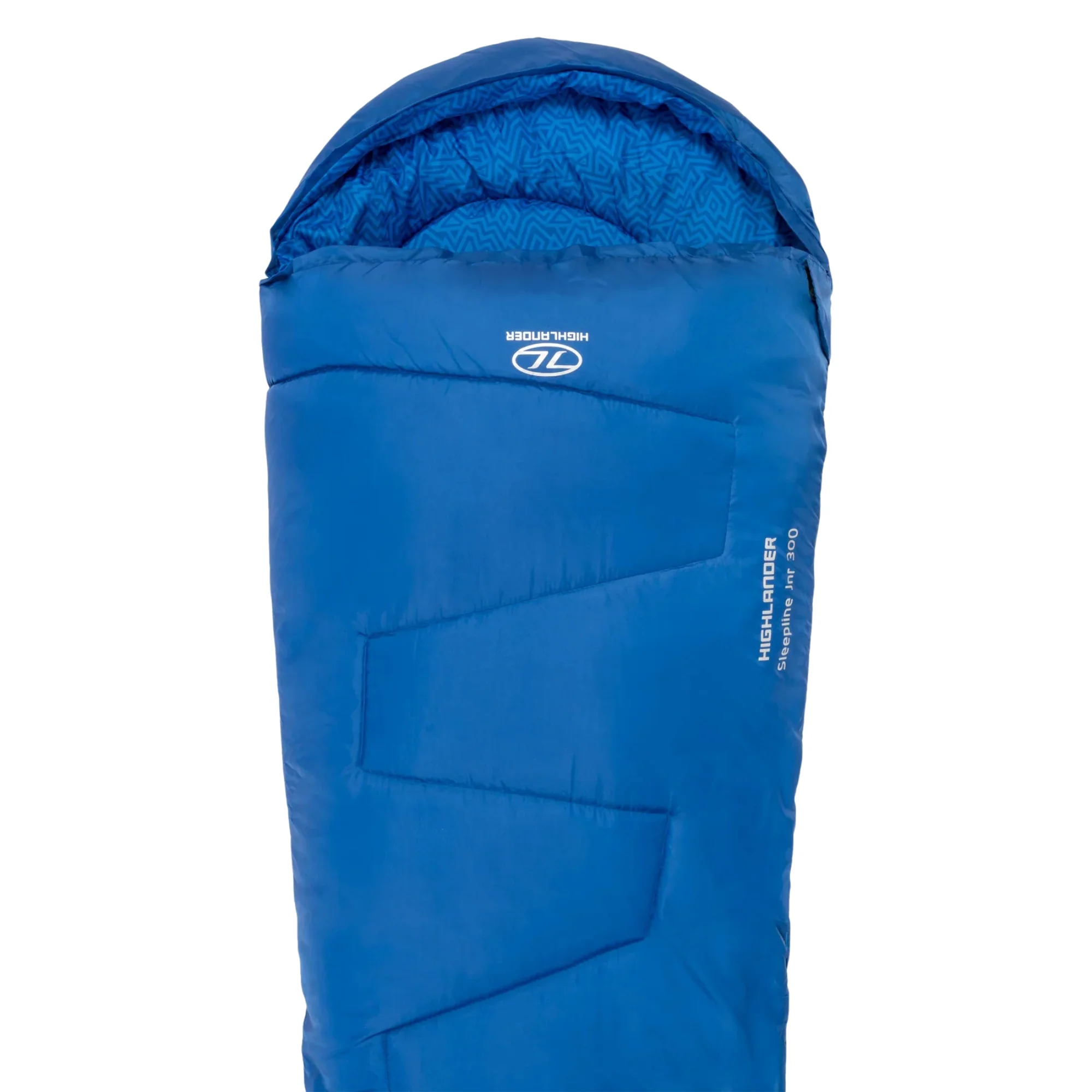 Highlander Kids Sleepline 300 4°C/6°C Sleeping Bag - Mummy Shape (Blue)