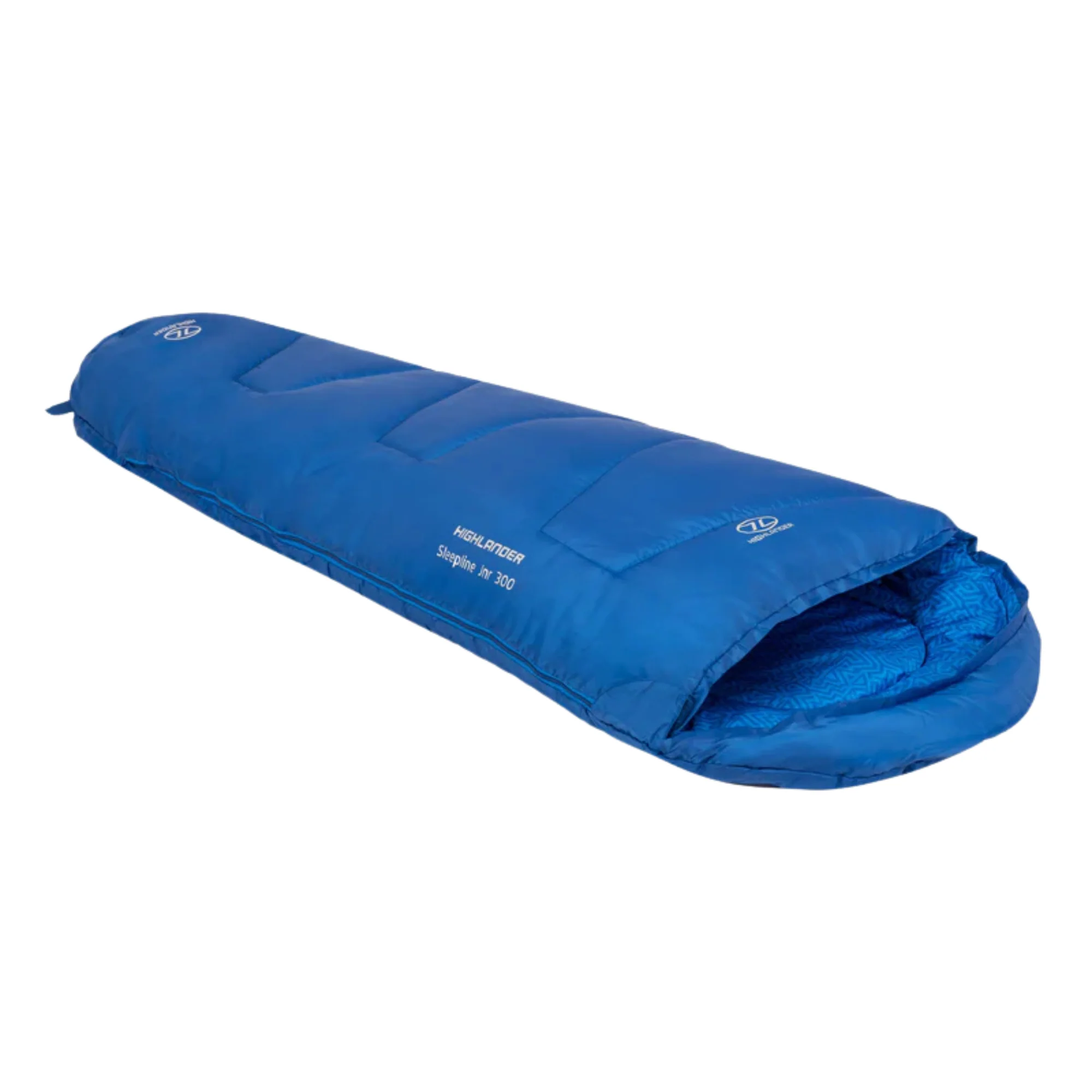 Highlander Kids Sleepline 300 4°C/6°C Sleeping Bag - Mummy Shape (Blue) - Image 3