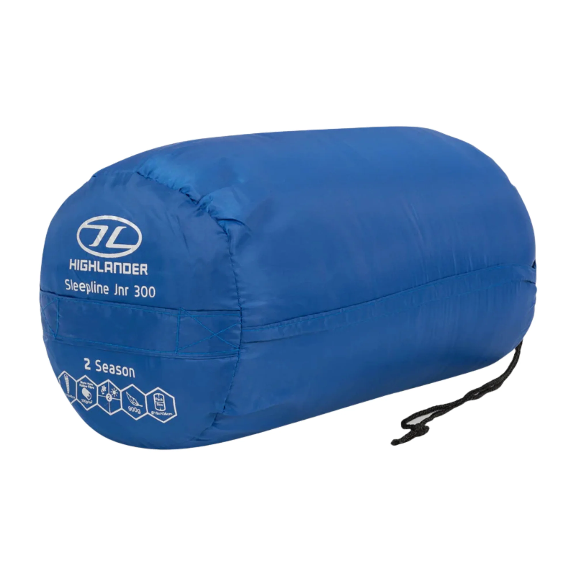 Highlander Kids Sleepline 300 4°C/6°C Sleeping Bag - Mummy Shape (Blue) - Image 6