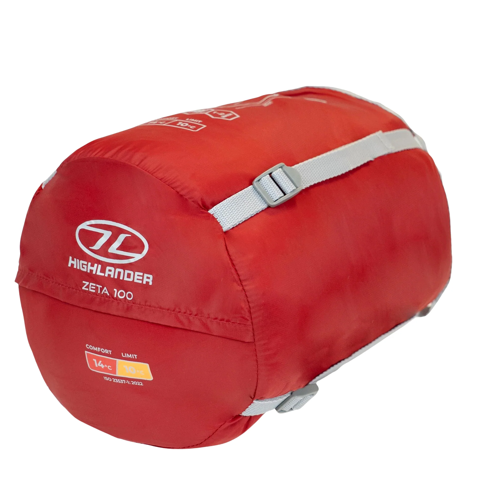 Highlander Zeta 100 10ºC/14ºC Sleeping Bag - Mummy Shape (Scarlet Red) - Image 2