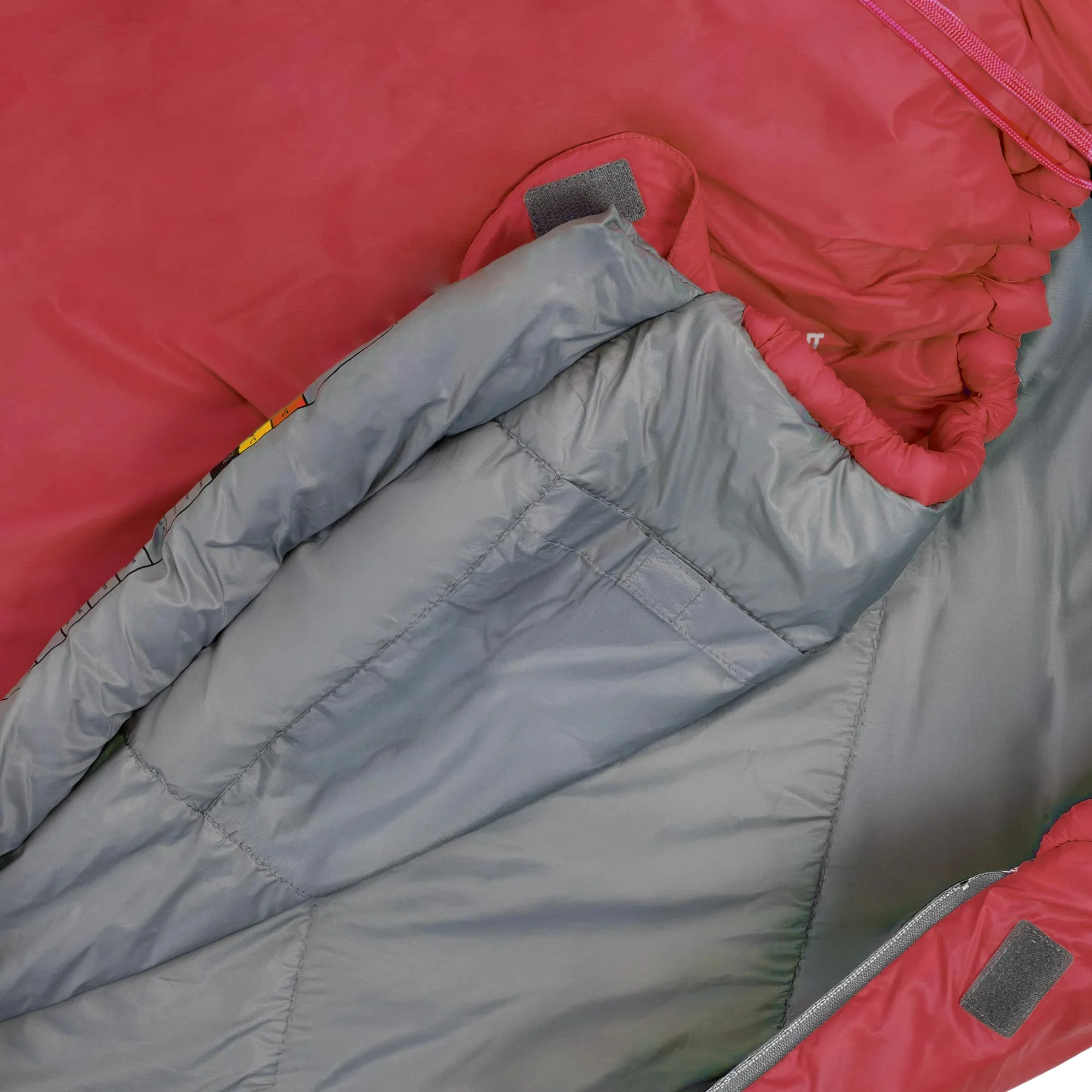 Highlander Zeta 100 10ºC/14ºC Sleeping Bag - Mummy Shape (Scarlet Red) - Image 5