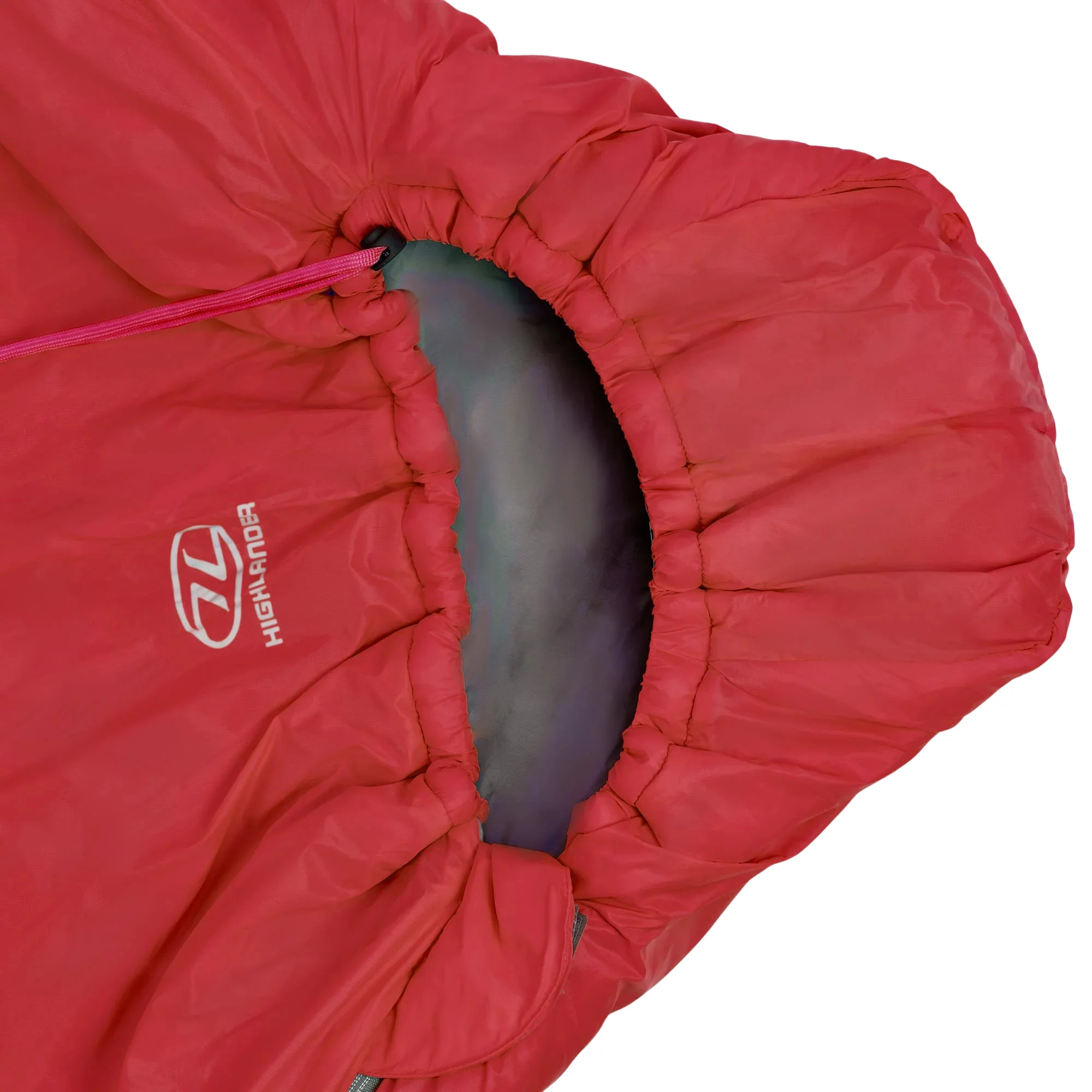 Highlander Zeta 100 10ºC/14ºC Sleeping Bag - Mummy Shape (Scarlet Red) - Image 6