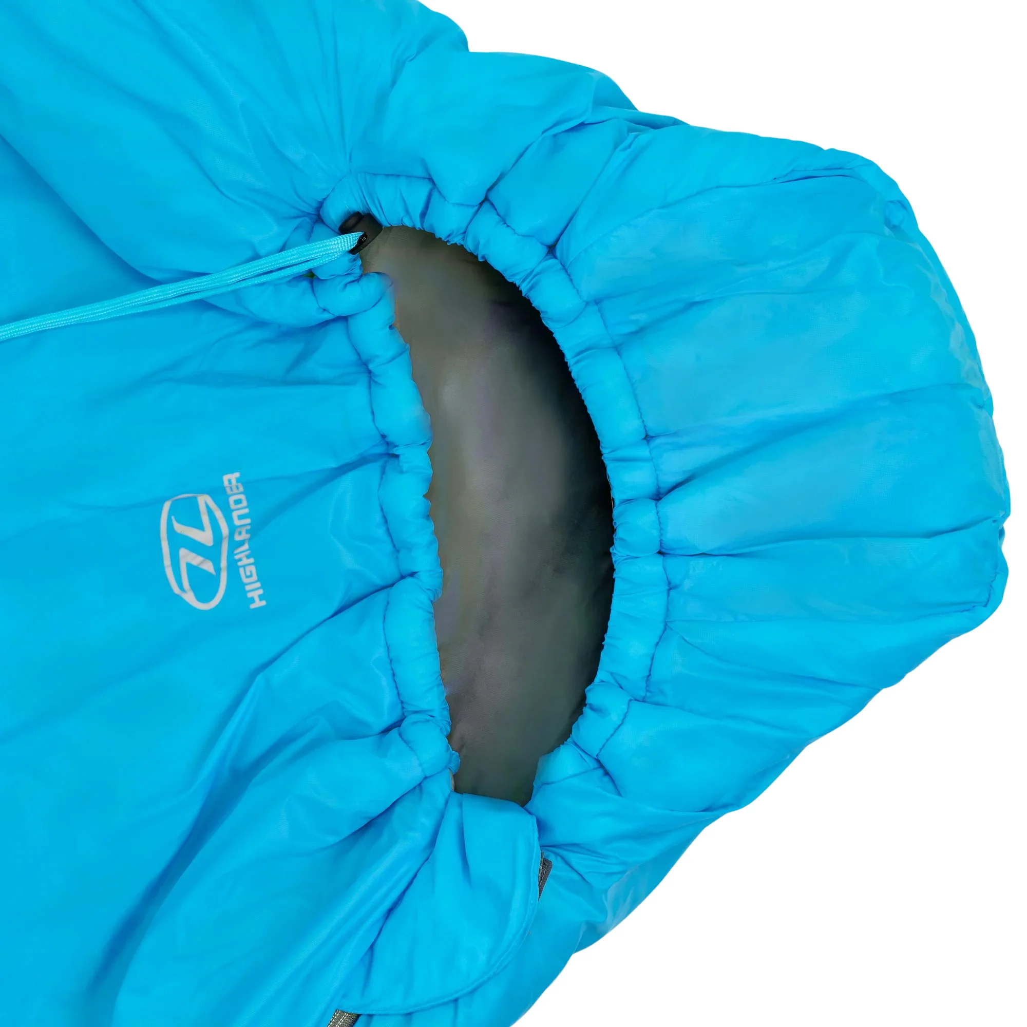 Highlander Zeta 150 5ºC/10ºC Sleeping Bag - Mummy Shape (Sky Blue) - Image 3
