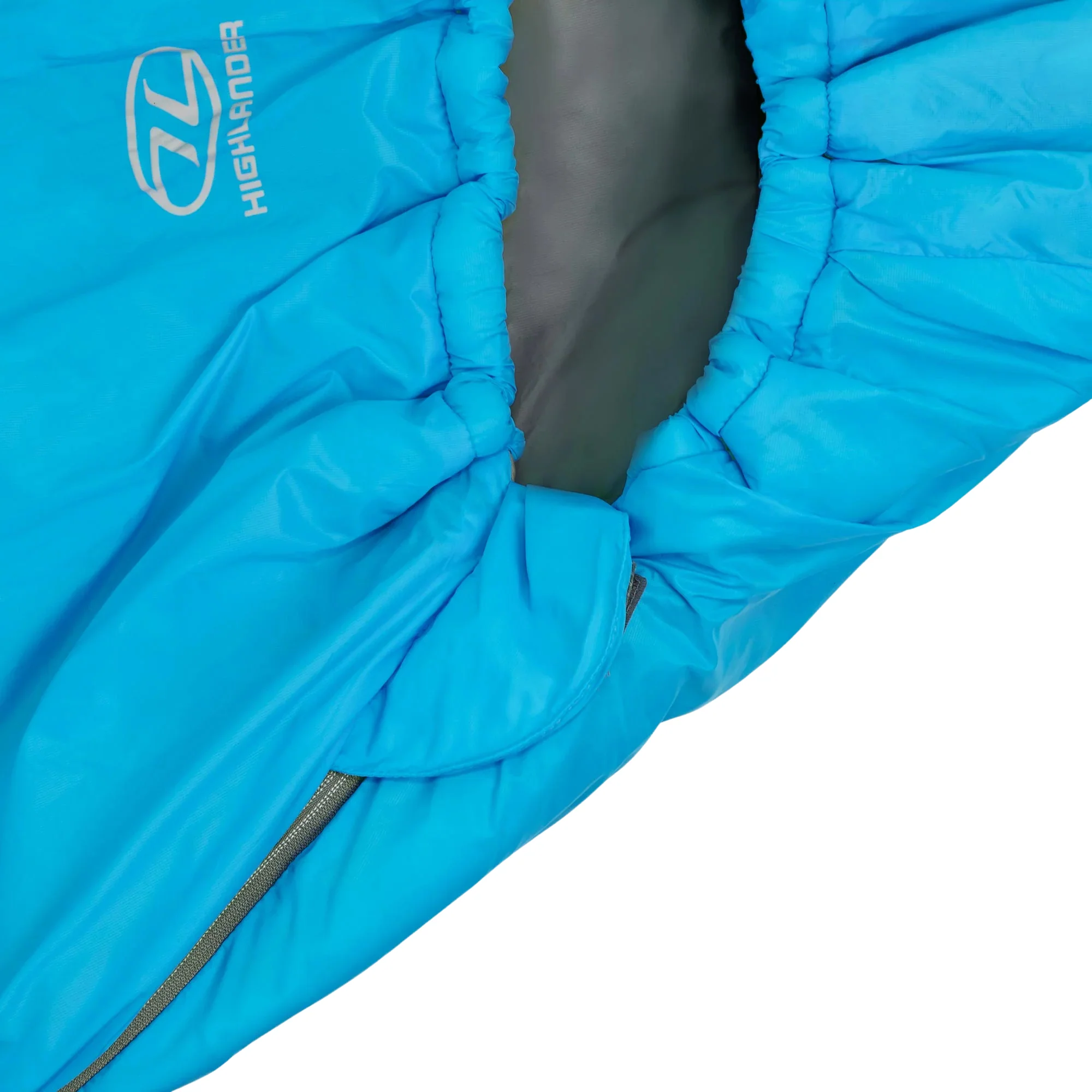 Highlander Zeta 150 5ºC/10ºC Sleeping Bag - Mummy Shape (Sky Blue) - Image 5