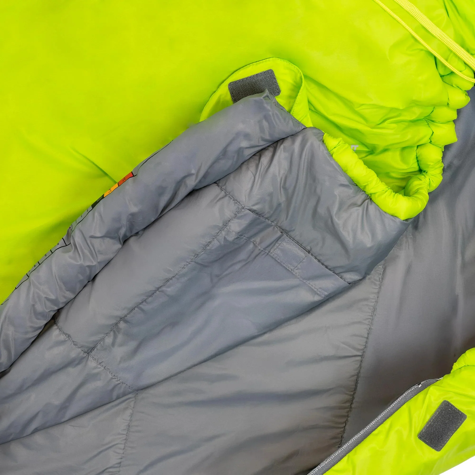 Highlander Zeta 50 14ºC/17ºC Sleeping Bag - Mummy Shape (Lime Green) - Image 3