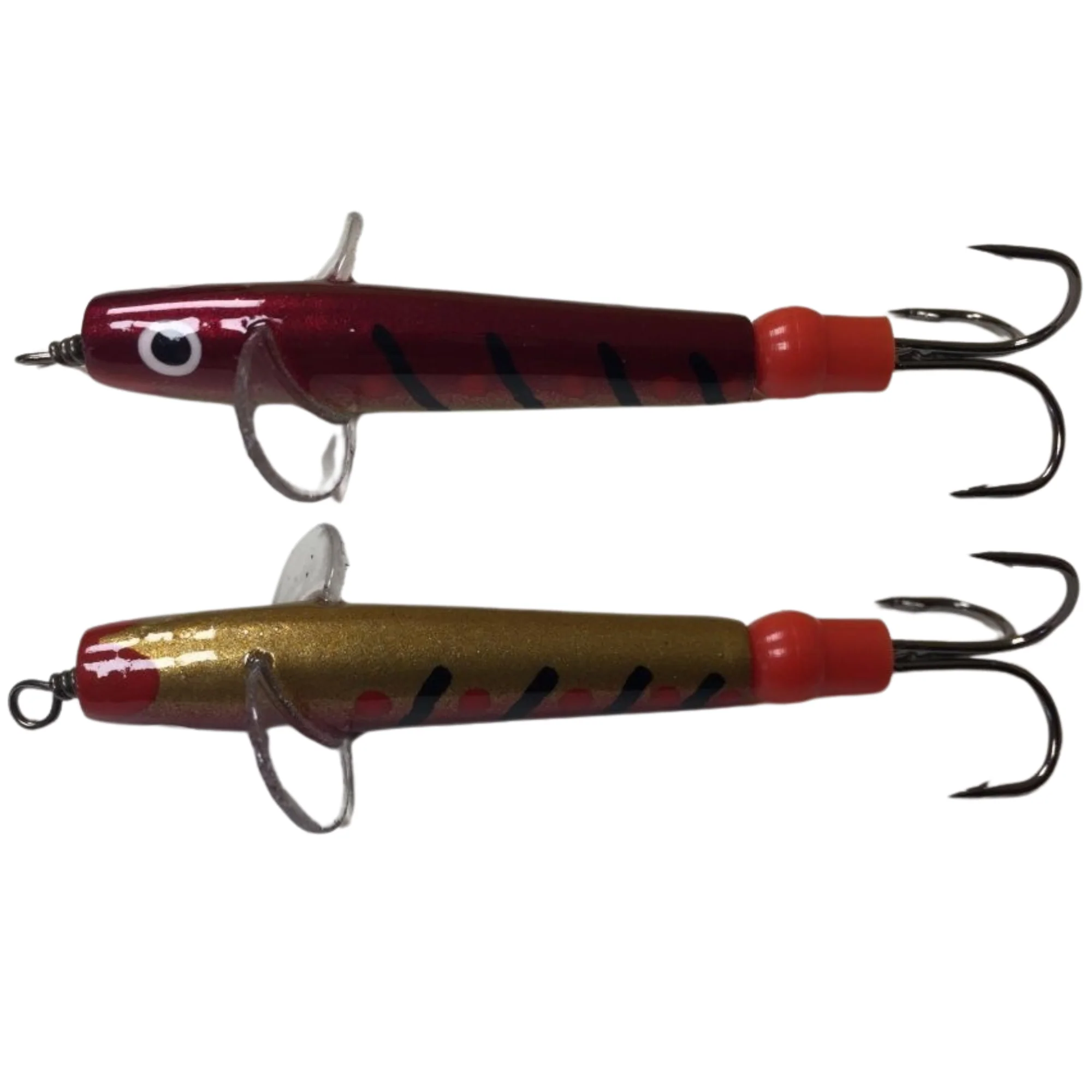 The JC Bait Minnow Lure (Size: 1.25in)(Red/Gold) - Image 4