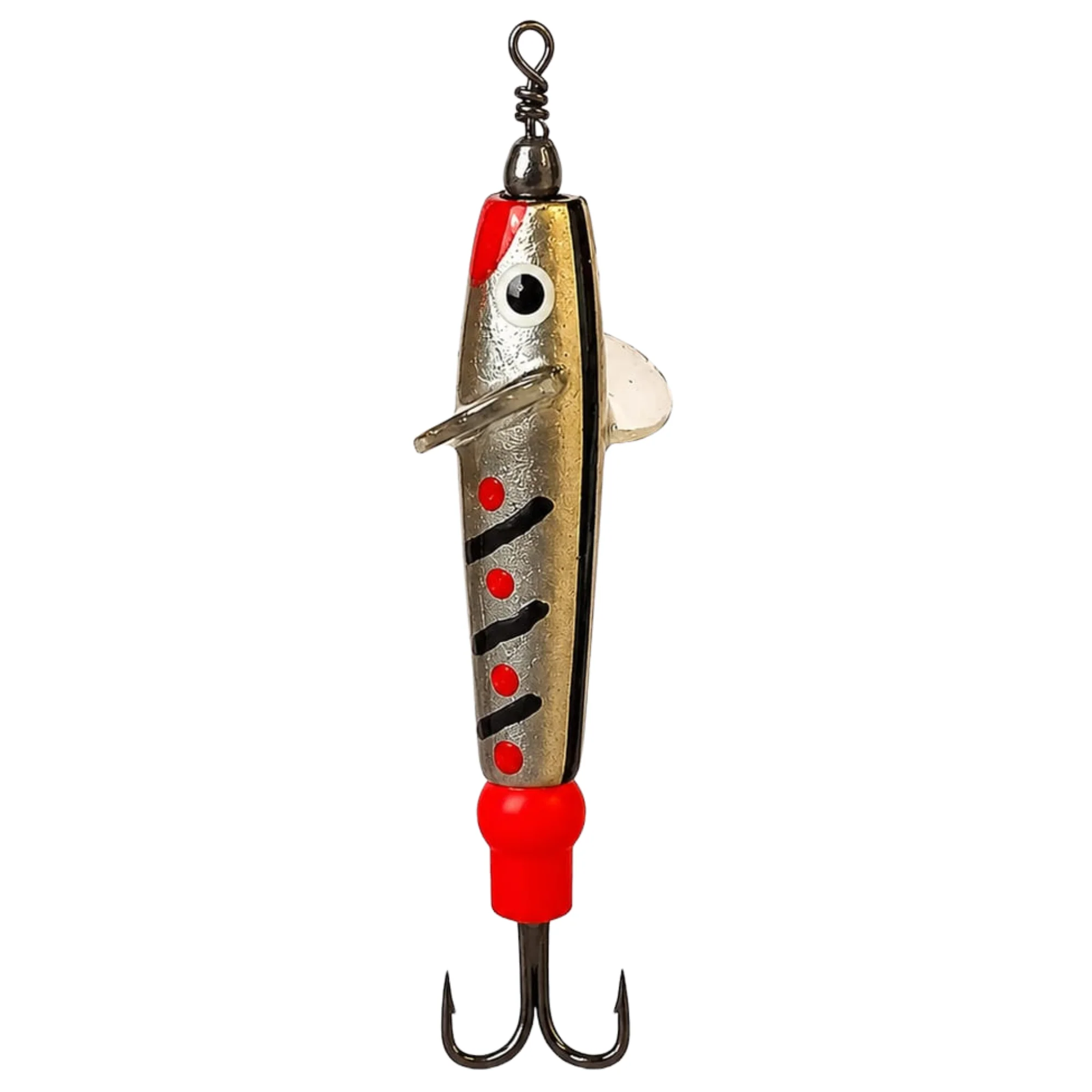 The JC Bait Minnow Lure (Size: 1.5in)(Silver/Black Stripes)