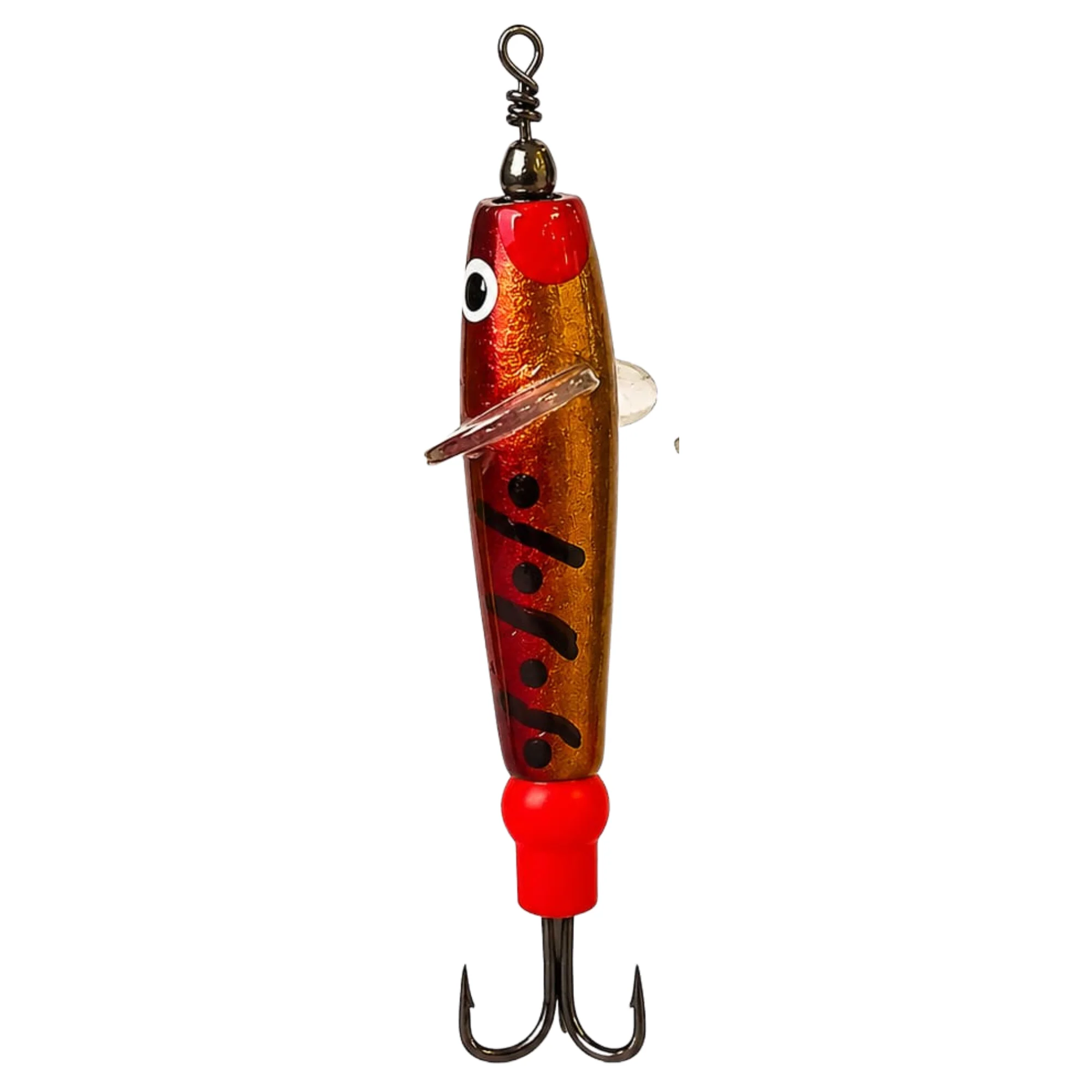 The JC Bait Minnow Lure (Size: 1.5in)(Red/Gold)