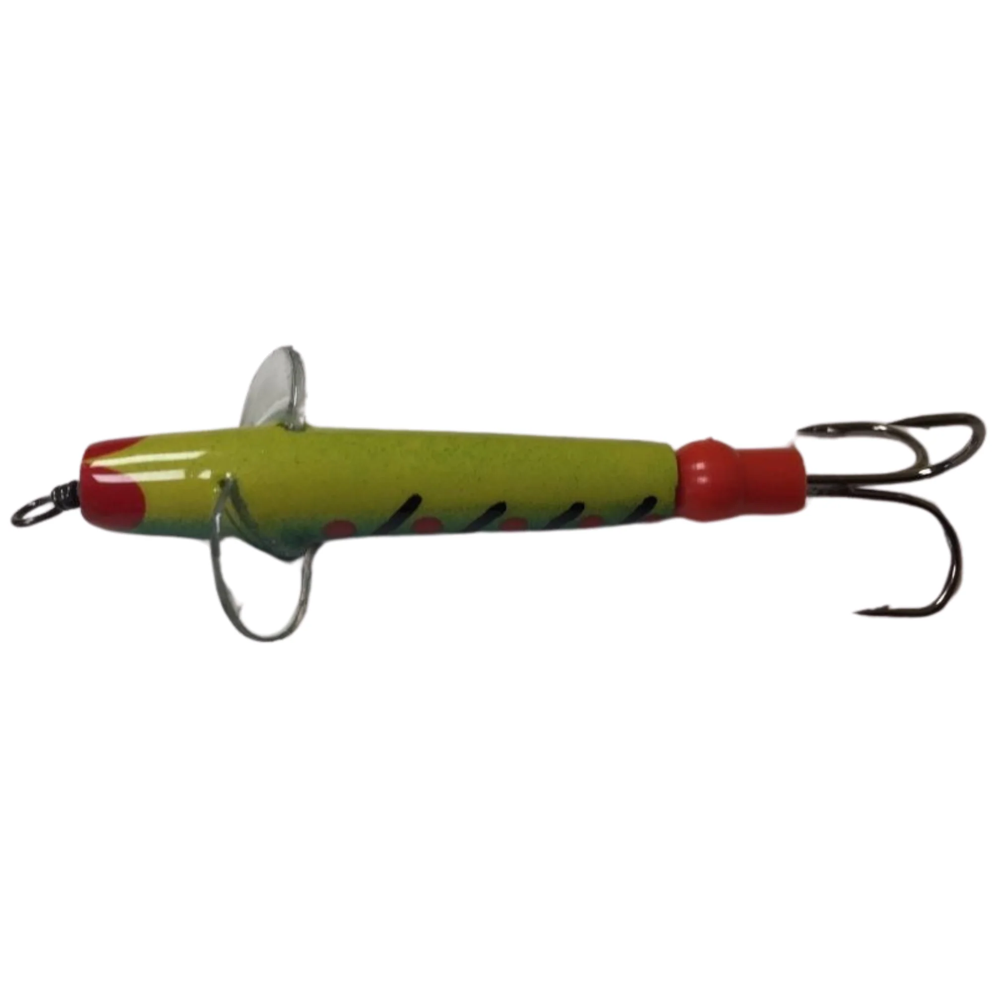 The JC Bait Minnow Lure (Size: 1.25in)(Green/Yellow) - Image 3