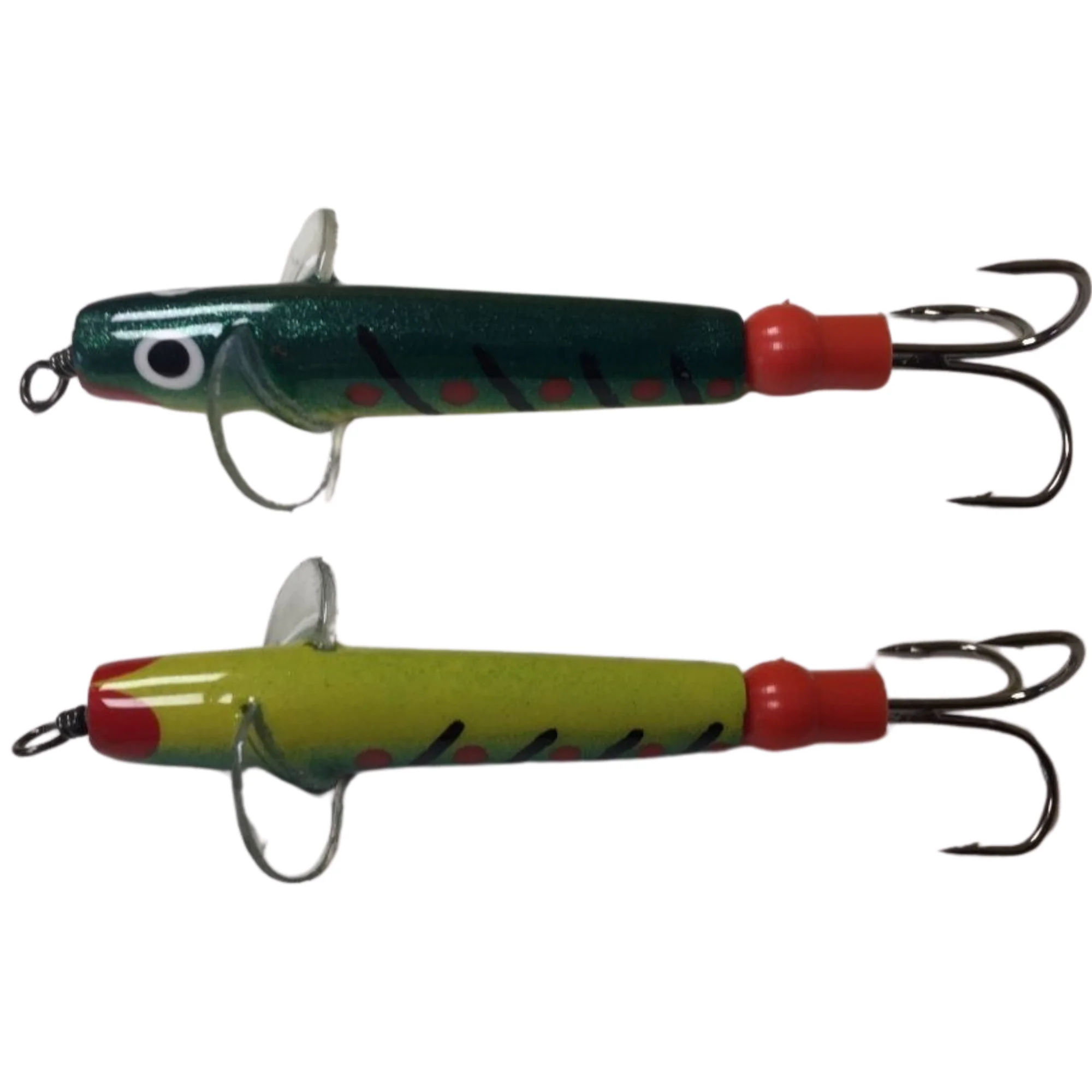 The JC Bait Minnow Lure (Size: 2.5in)(Green/Yellow) - Image 4