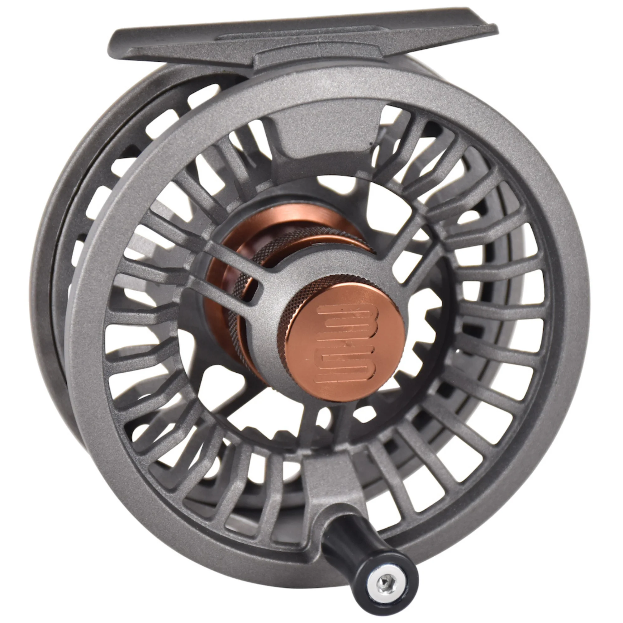 JMC Soon Trout Brass Knob Fly Fishing Reel (#6/8) - Image 2