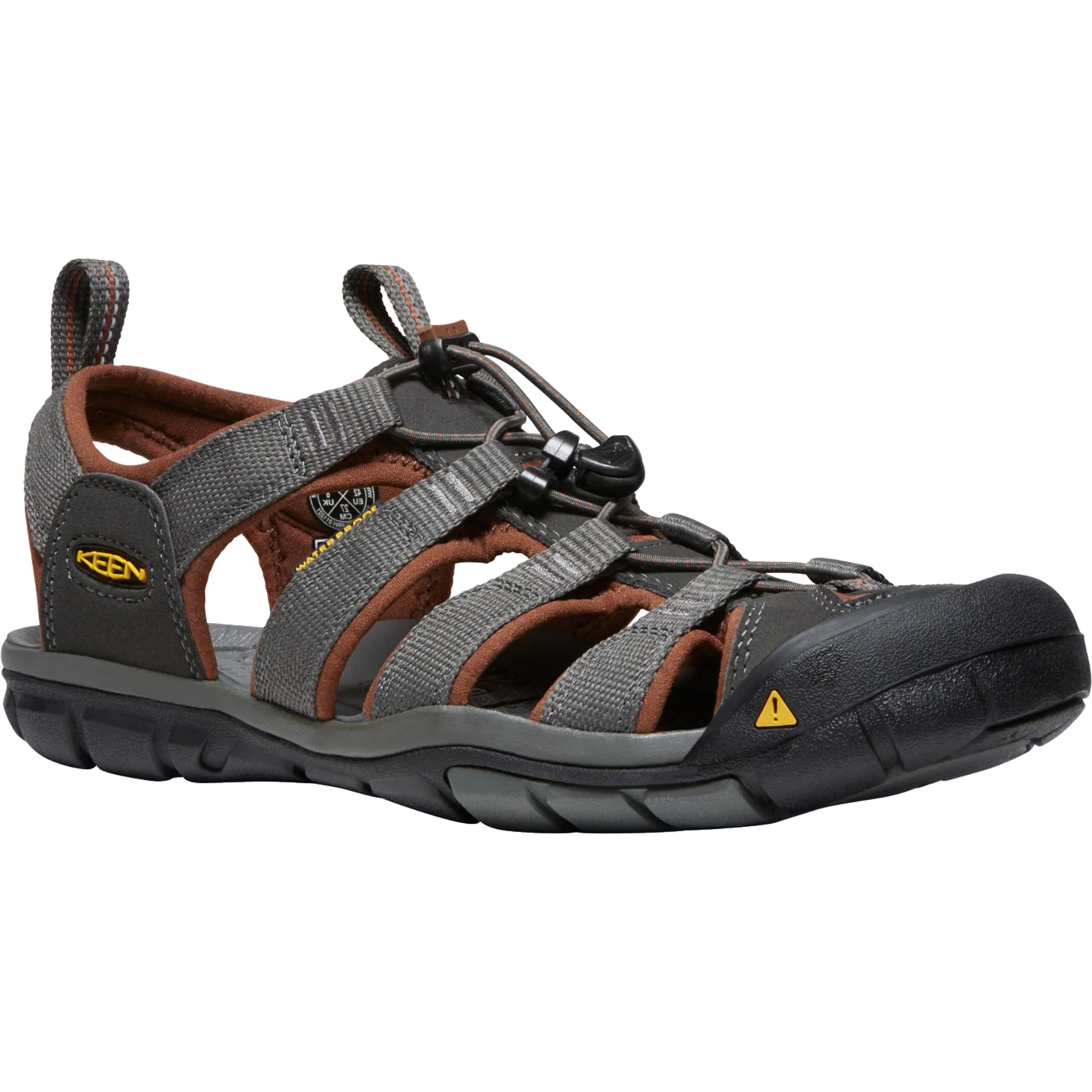 Keen Men's Clearwater CNX Closed Toe Sandals (Raven/Tortoise Shell) - Image 3