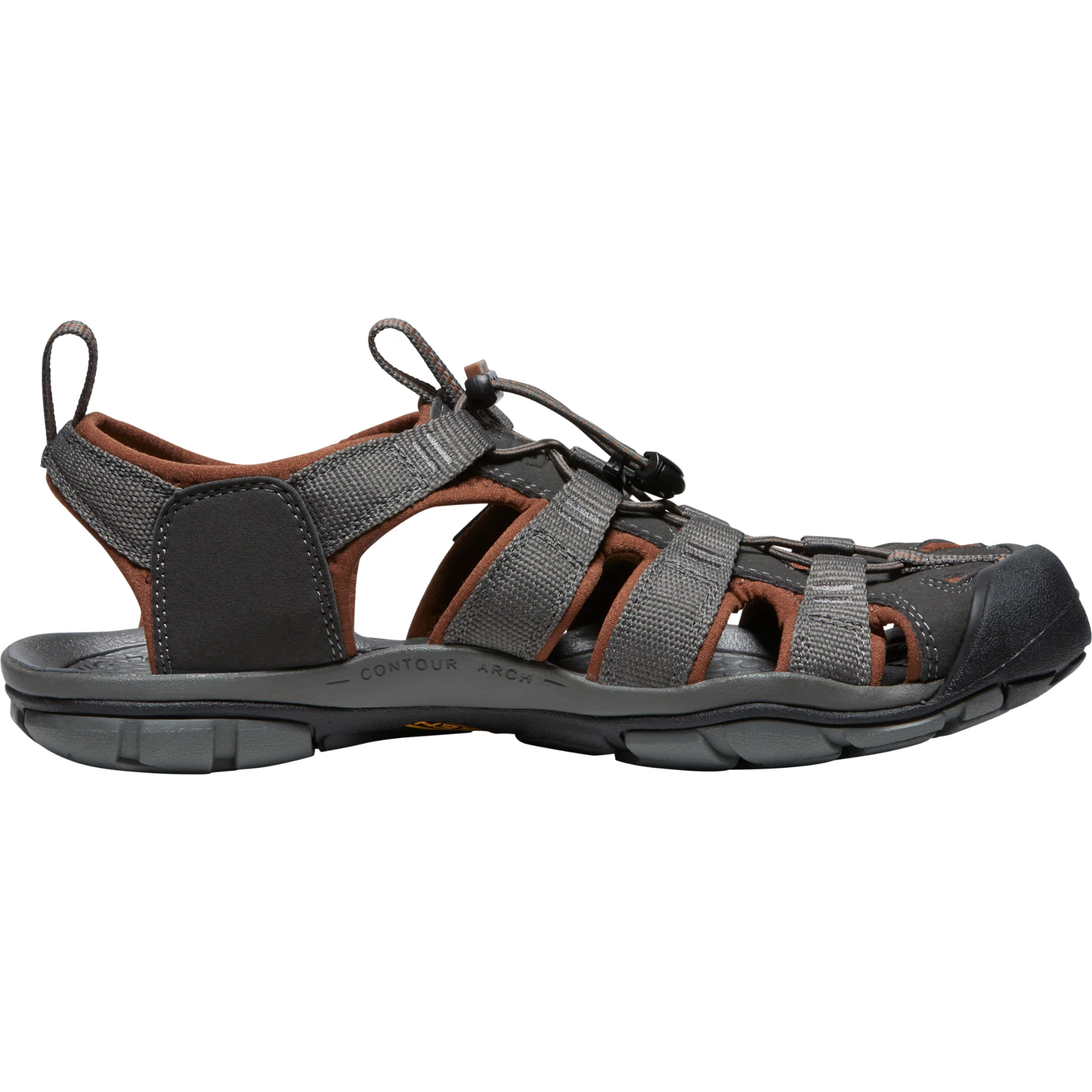 Keen Men's Clearwater CNX Closed Toe Sandals (Raven/Tortoise Shell) - Image 4
