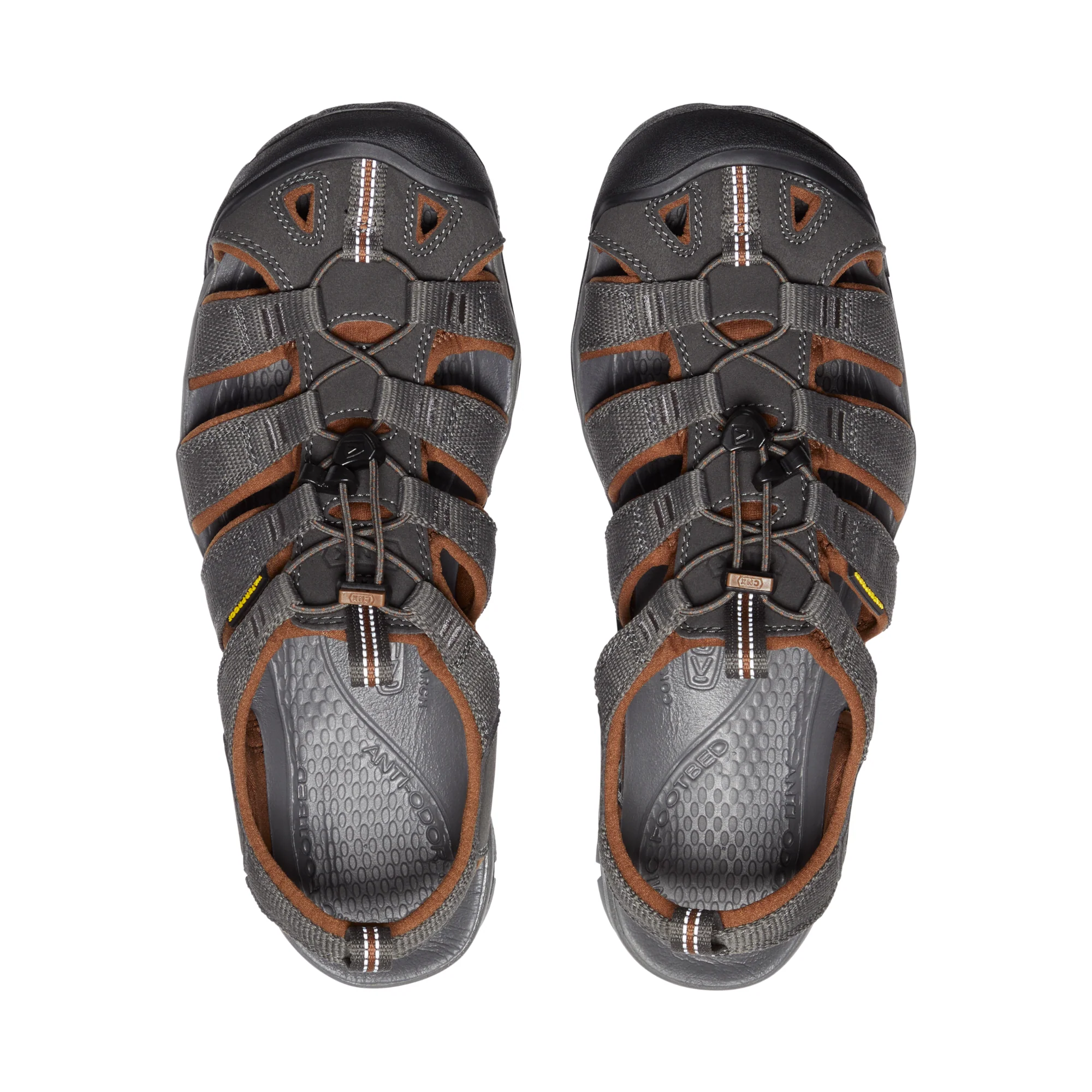 Keen Men's Clearwater CNX Closed Toe Sandals (Raven/Tortoise Shell) - Image 7