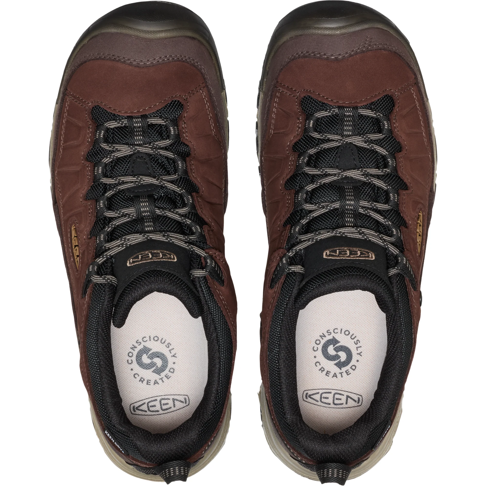 Keen Men's Targhee IV Waterproof Trail Shoes (Java/Bison) - Image 9