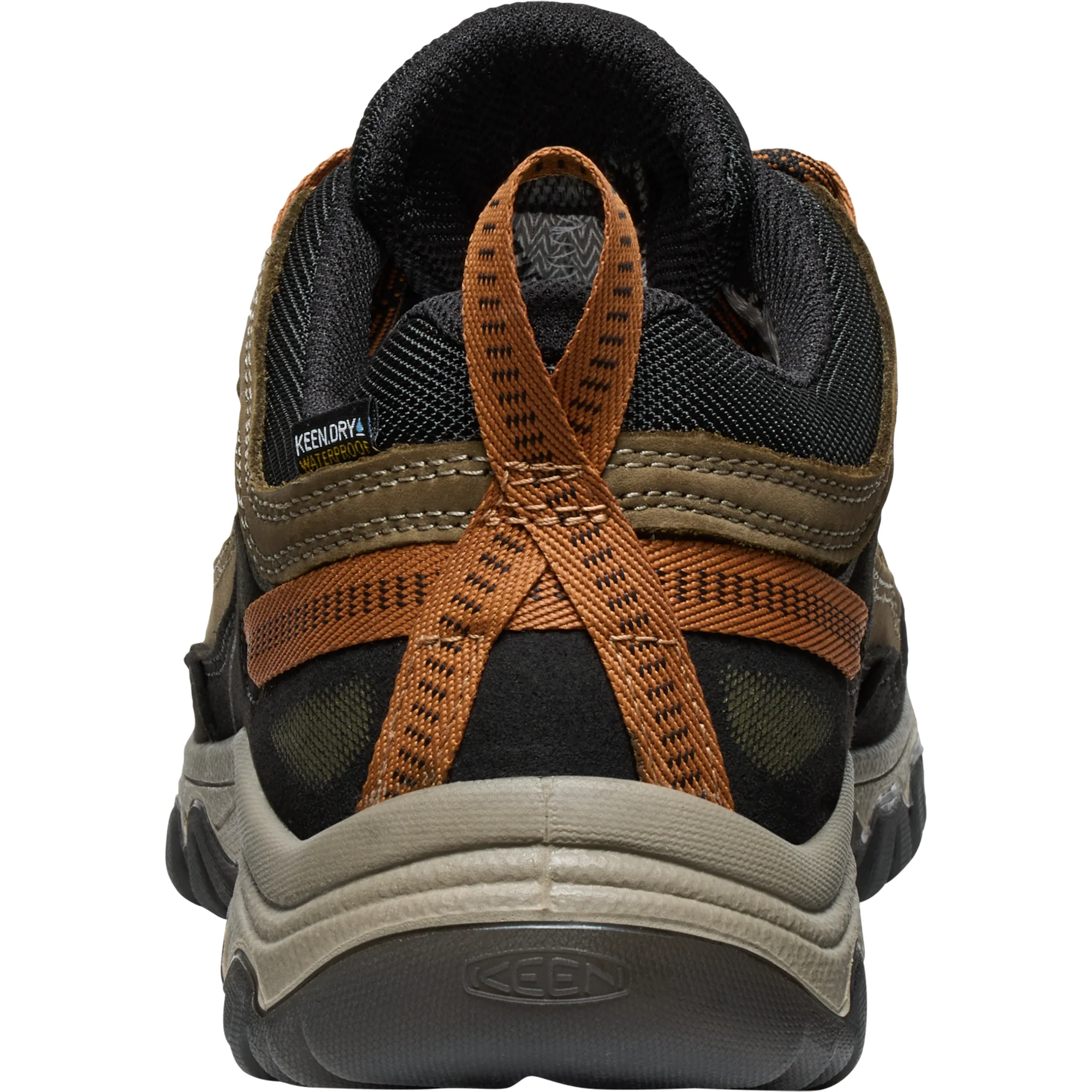 Keen Men's Targhee IV Waterproof Wide Fit Trail Shoes (Sea Turtle/Roasted Pecan) - Image 10