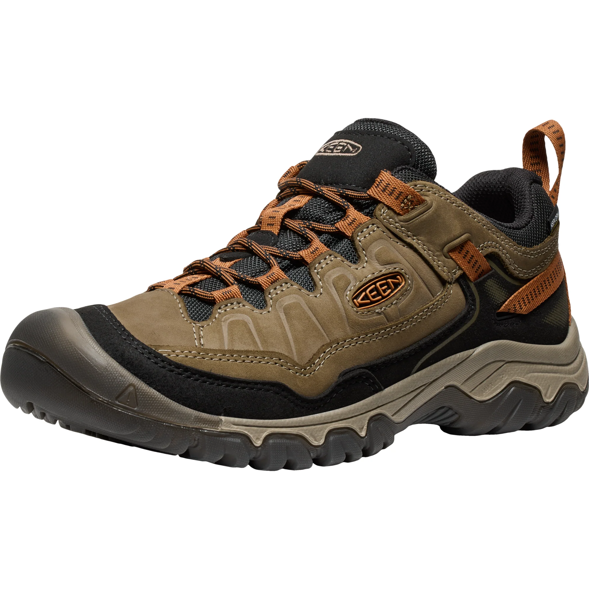 Keen Men's Targhee IV Waterproof Wide Fit Trail Shoes (Sea Turtle/Roasted Pecan) - Image 6